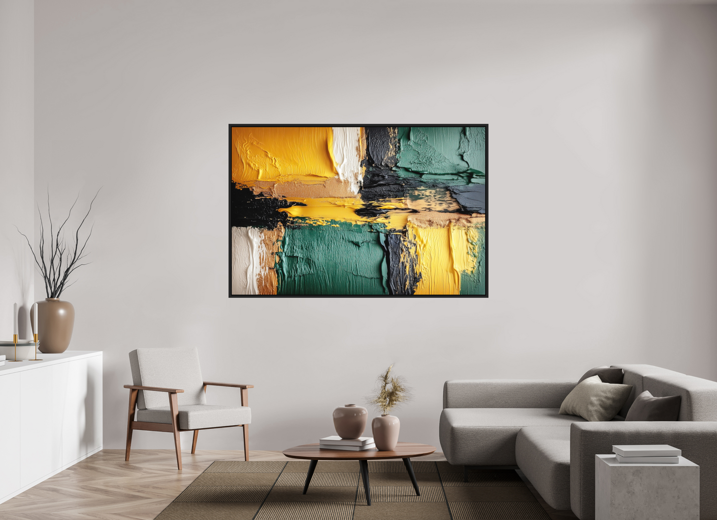 71.1 x 47″, Photo Print on Aluminum Backing with boarder Lux Camo