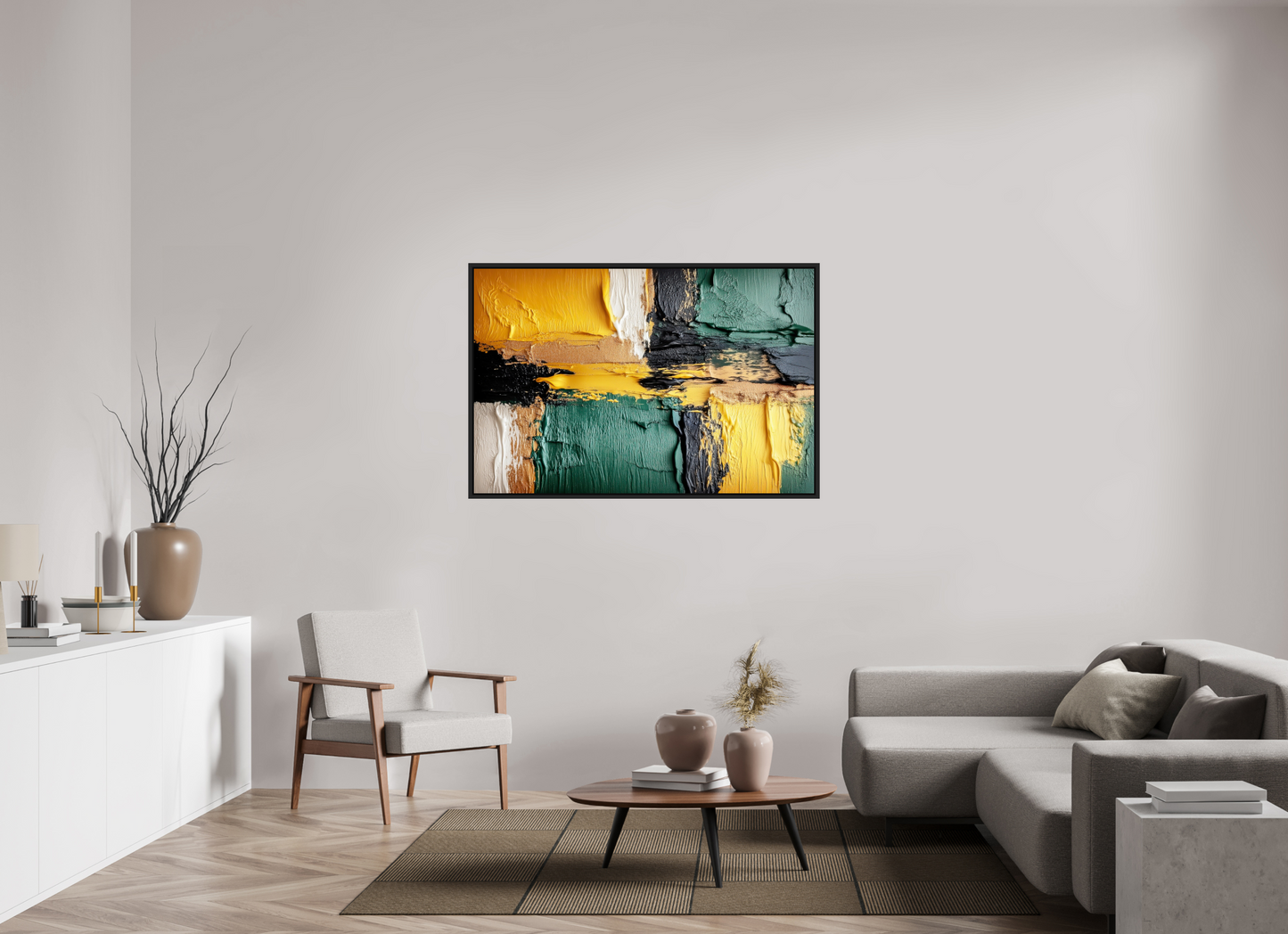 54.5 x 36″, Fine Art Print on Aluminum Dibond with Boarder Lux Camo