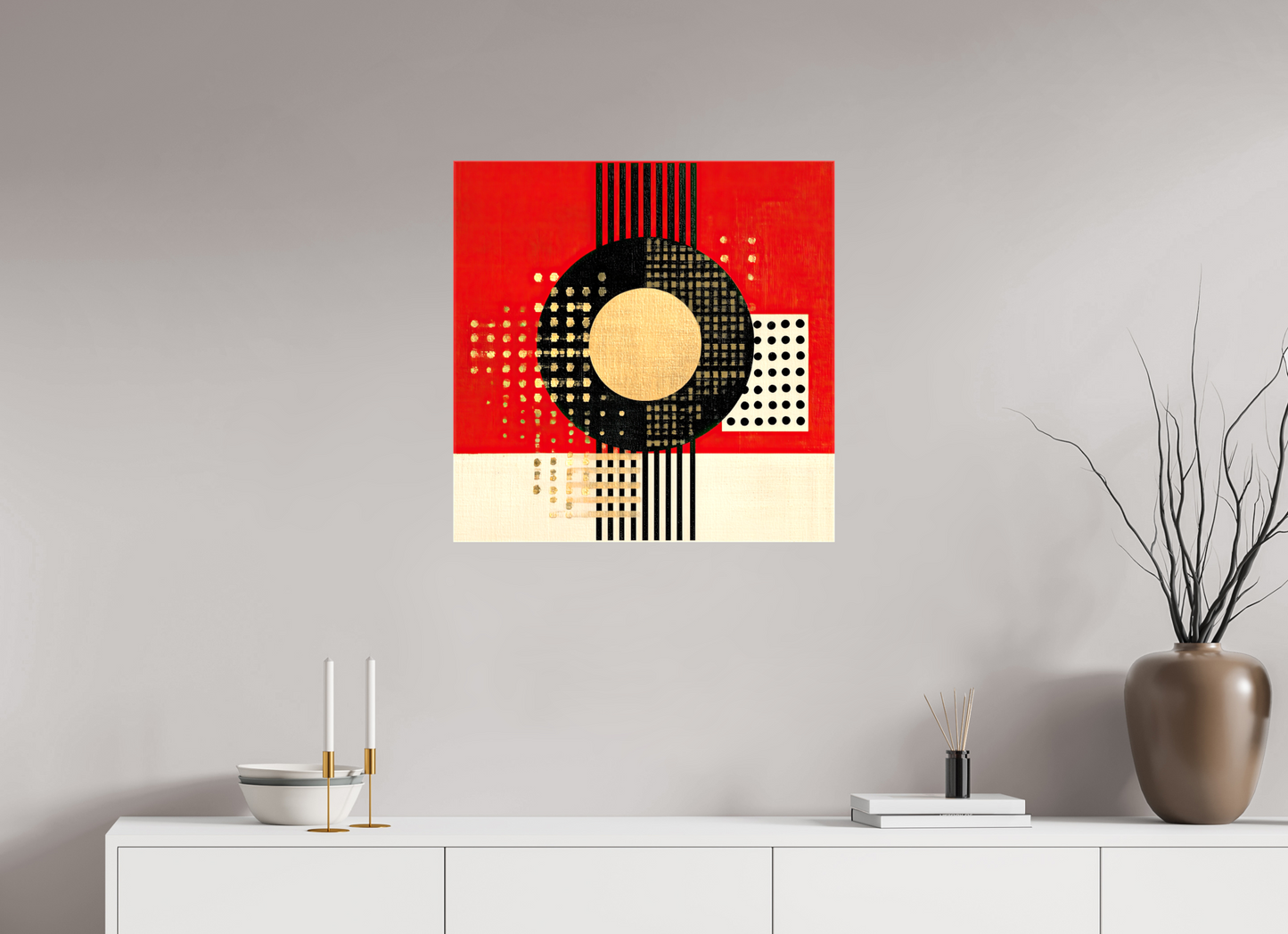 25 x 25″, Glossy Canvas Vinyl