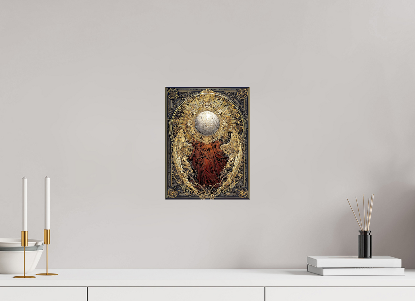 9 x 12″, Fine Art Print On Aluminum Dibond Abstract Angel