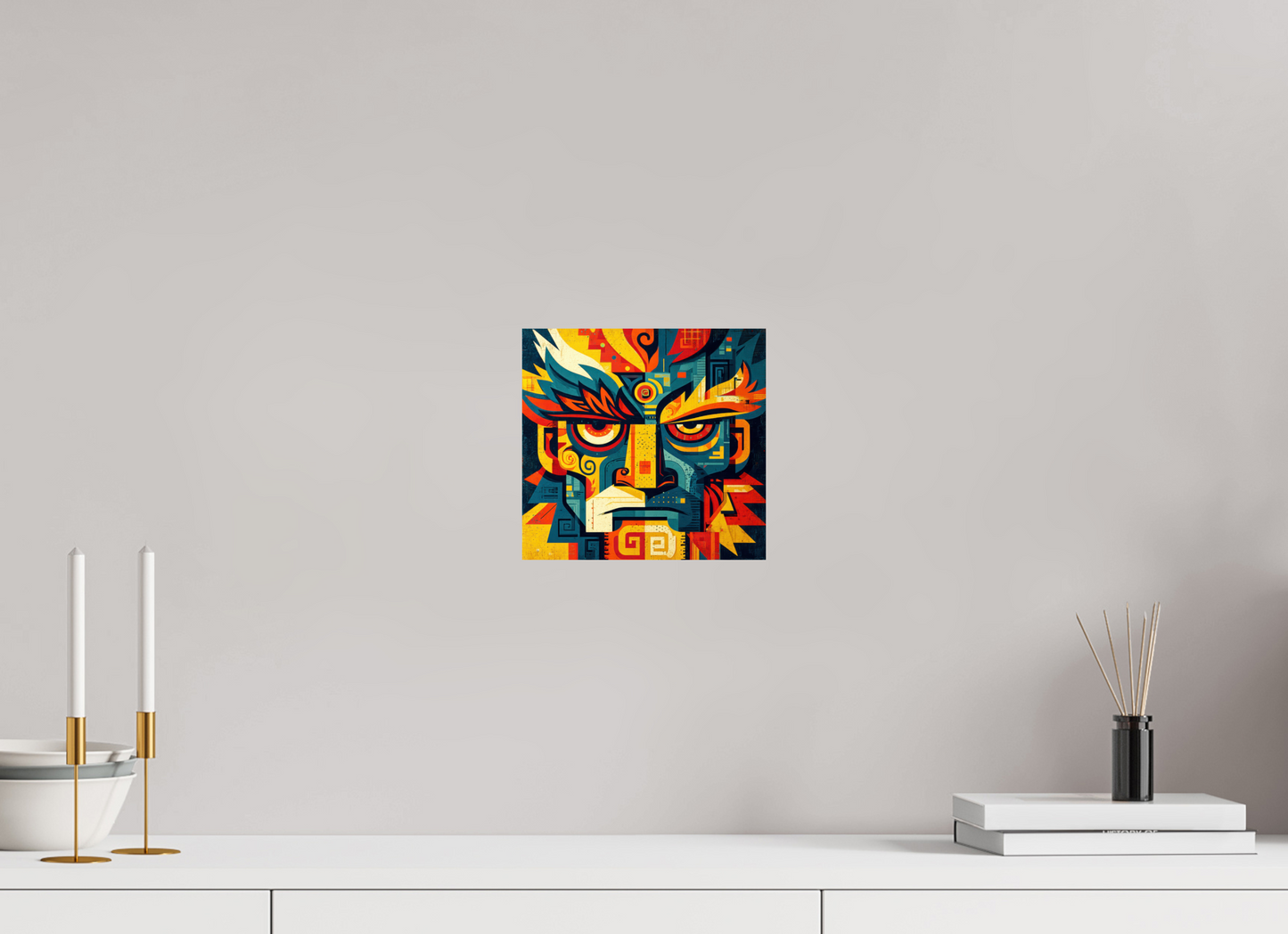 8.4 x 8″, Fine Art Print On Aluminum Dibond Urban Tribal 3
