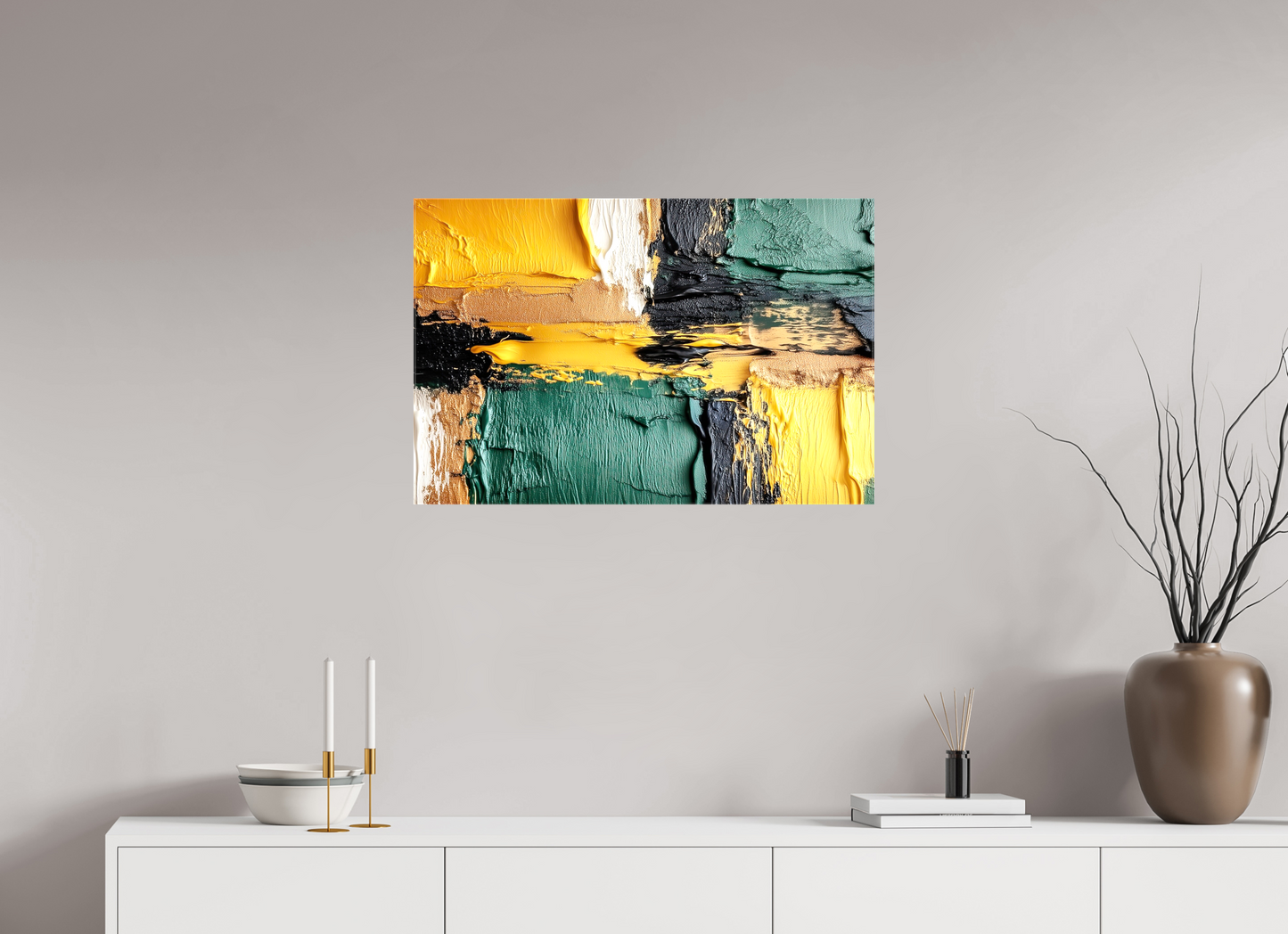 30.3 x 20″, Glossy Canvas Lux Camo