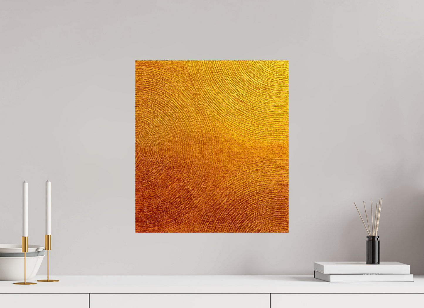 16 x 18″, Fine Art Print On Aluminum Dibond Desert Circles