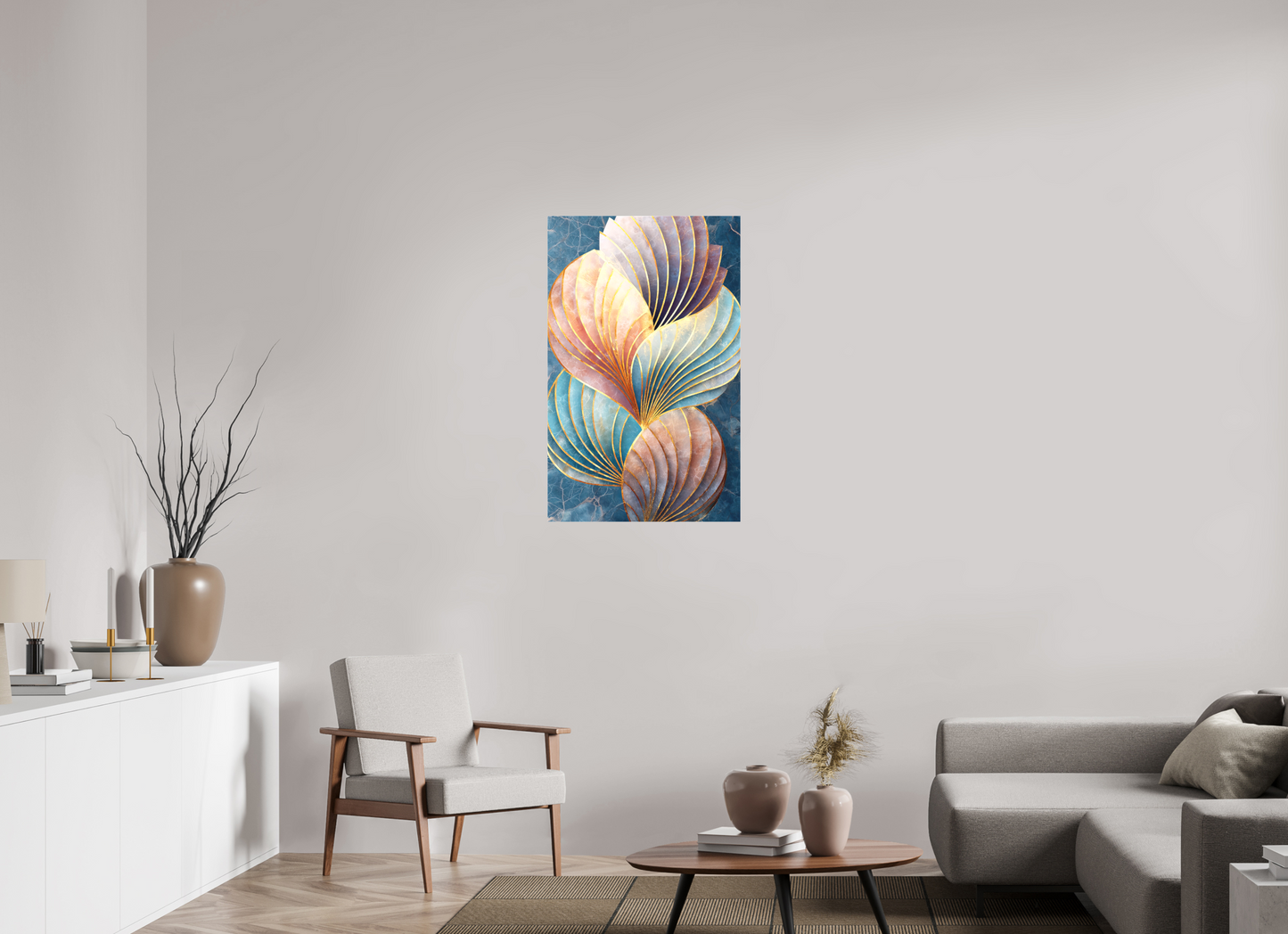24 x 38.3″, Textile on Canvas Shells