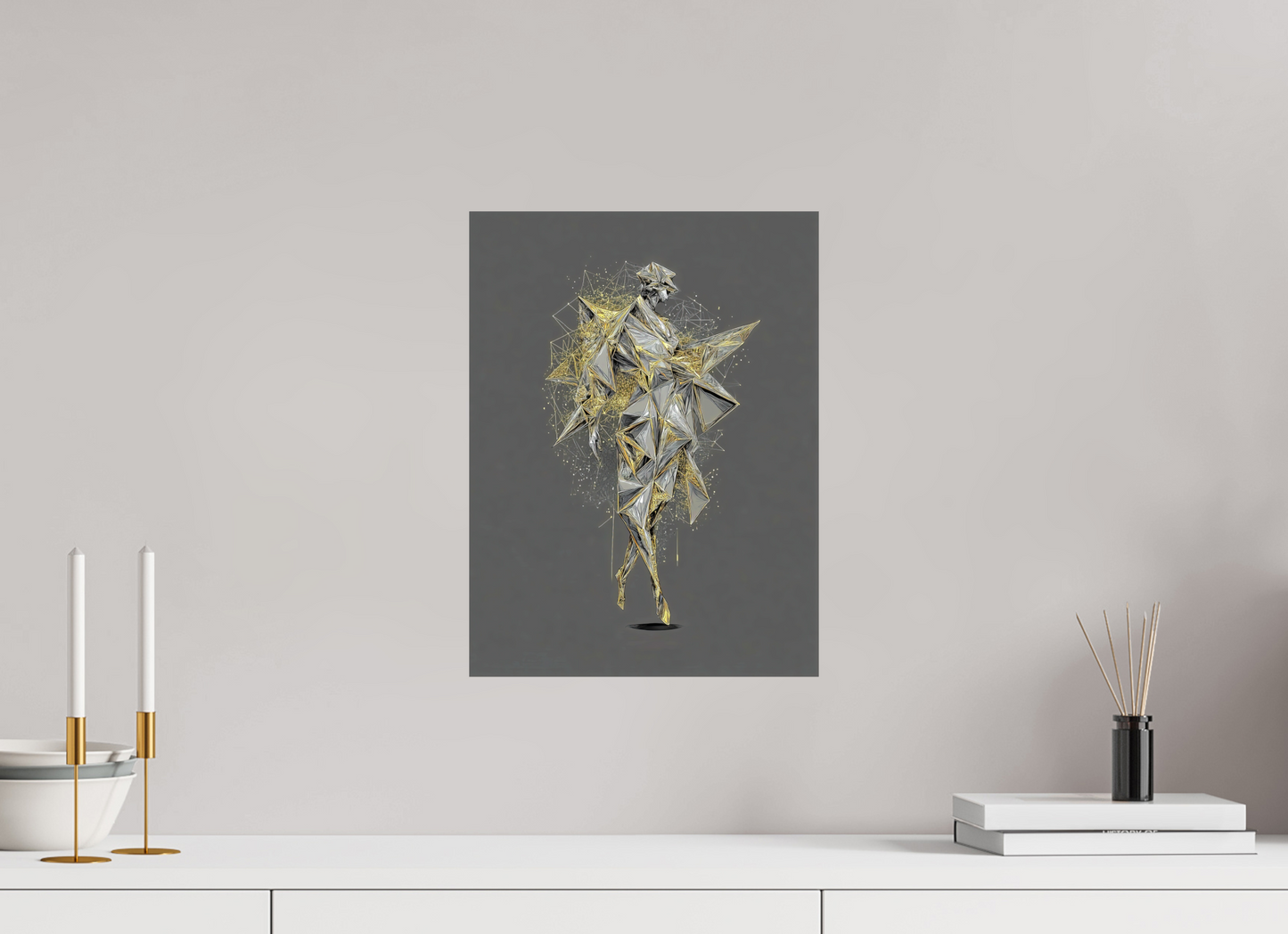 12 x 16″, Fine Art Print On Aluminum Dibond Abstract Man