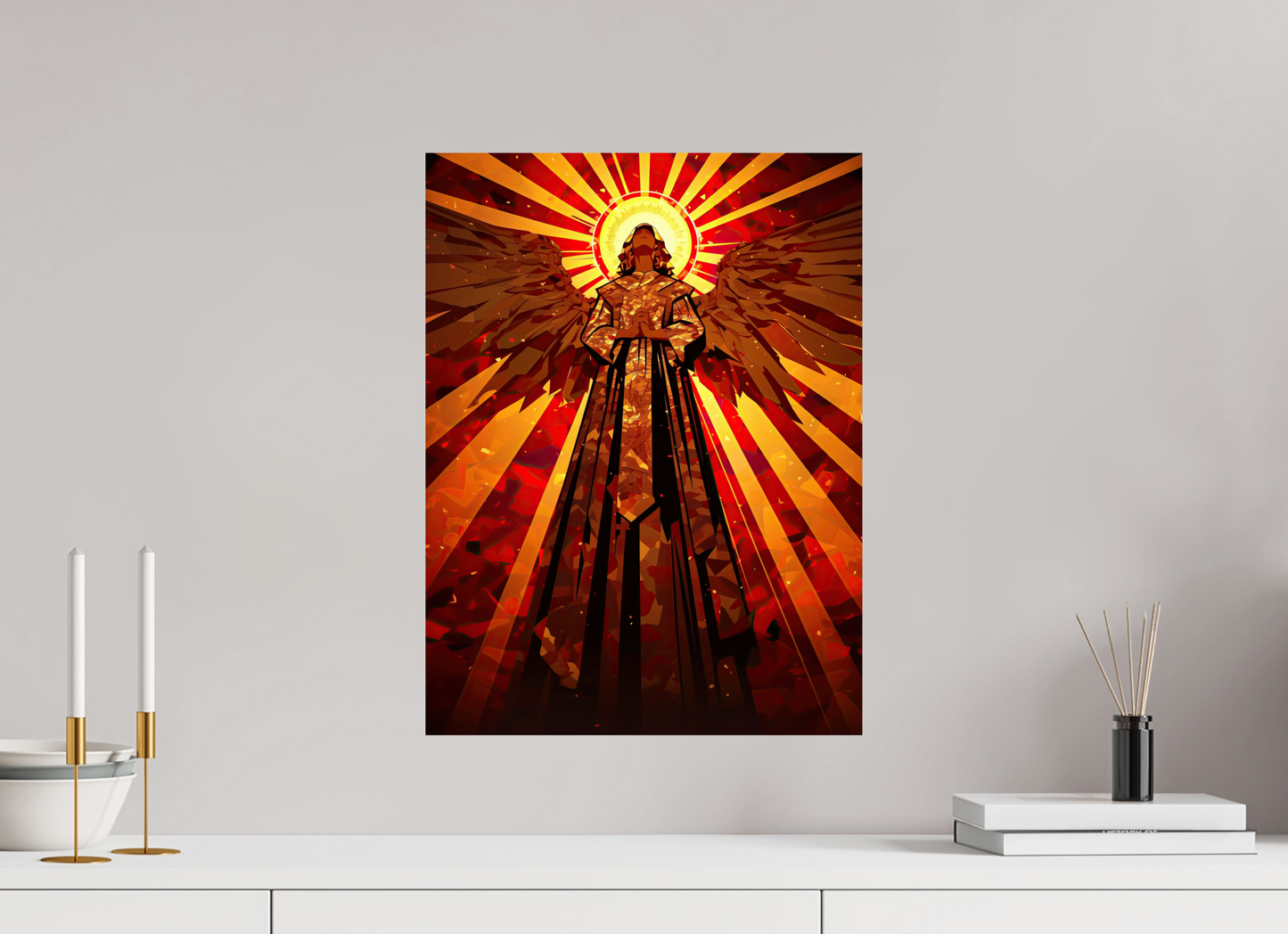 15 x 20″, Fine Art Print On Aluminum Dibond Angel