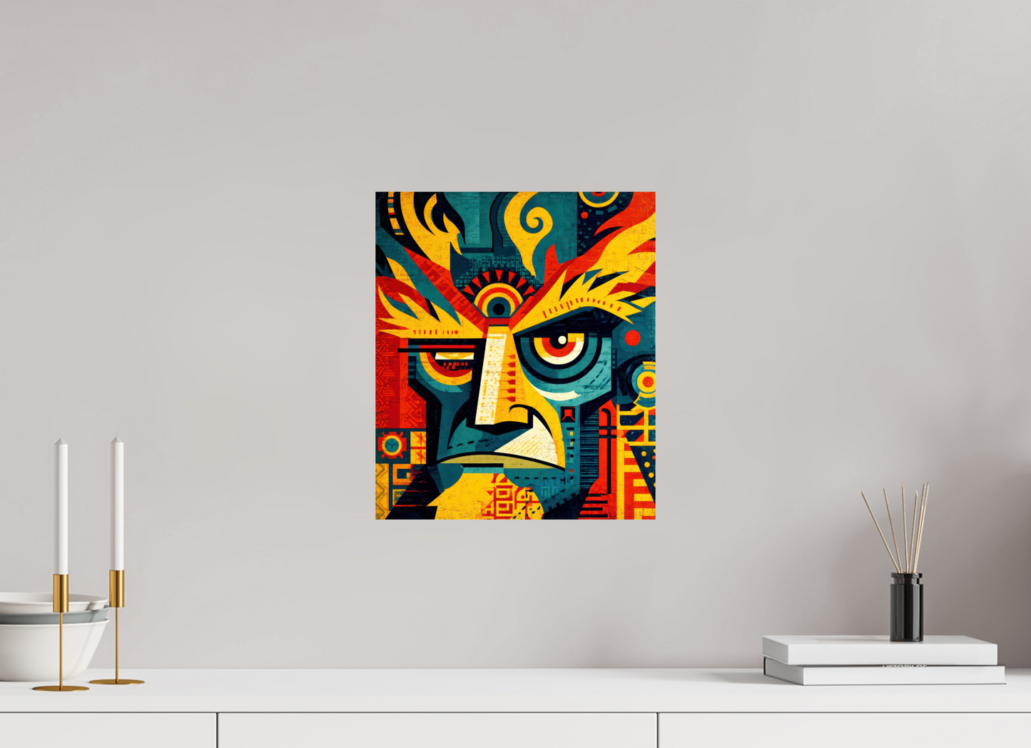 12 x 14.1″, Fine Art Print On Aluminum Dibond Urban Tribal