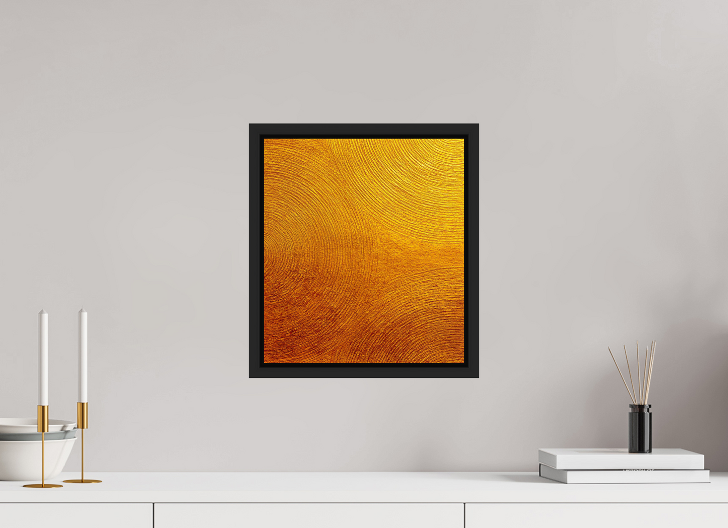 12 x 13.5″, Fine Art Print on Aluminum Dibond with Boarder Desert Circles