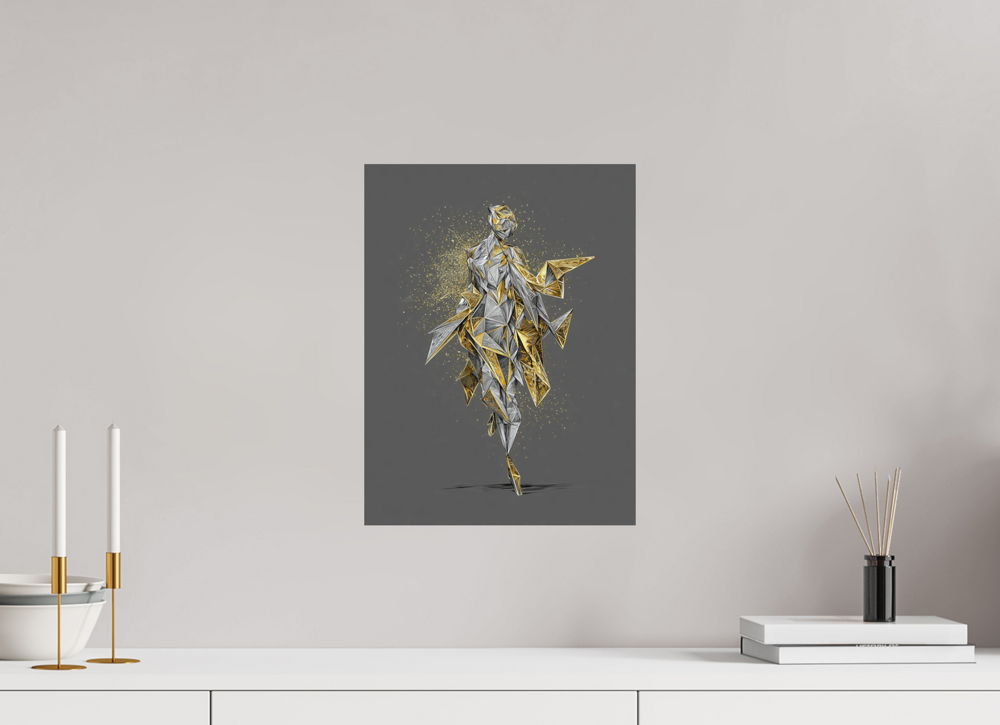 12 x 16″, Photo Print on Aluminum Backing Abstract Woman