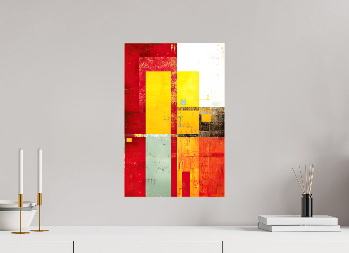 12 x 18.7″, Glossy Canvas Modern Rectangle