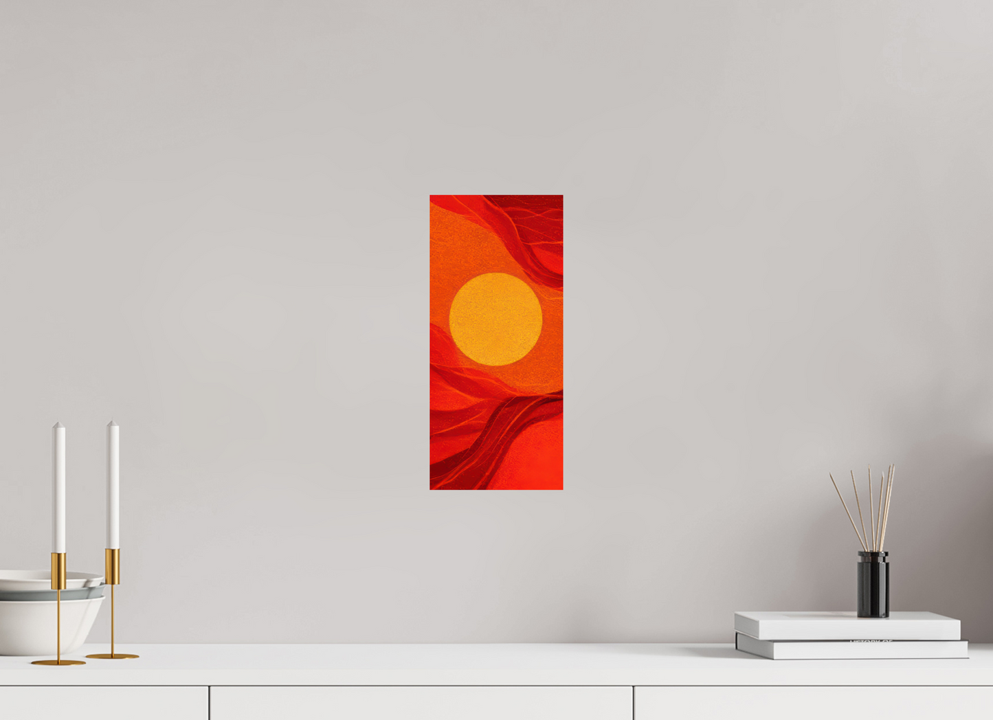 6 x 13.2″, Fine Art Print On Aluminum Dibond Abstract Desert Eye