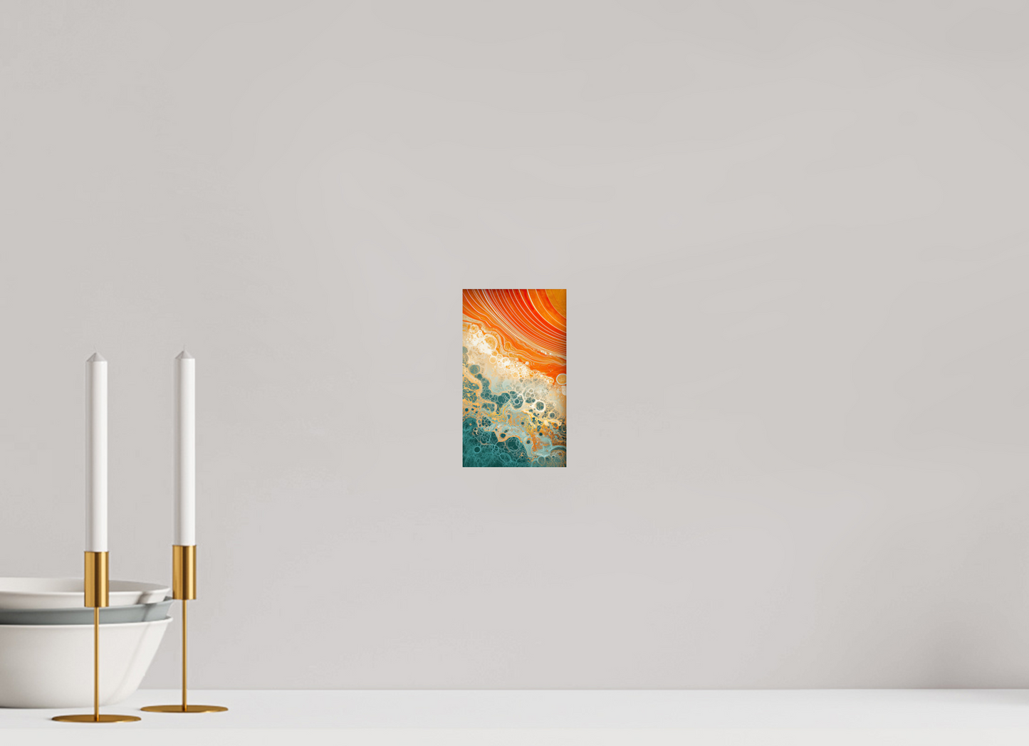 4 x 6.9″, Fine Art Print On Aluminum Dibond Abstract Desert Beach
