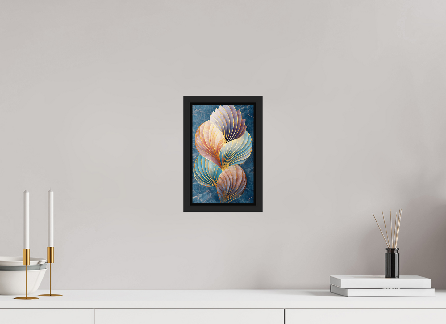 6 x 9.6″, Fine Art Print on Aluminum Dibond with Boarder Shells