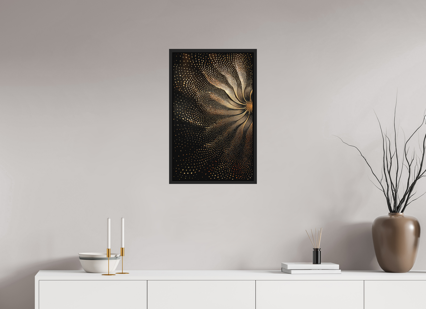 16 x 25.5″, Photo Print on Aluminum Backing with boarder Sunflower