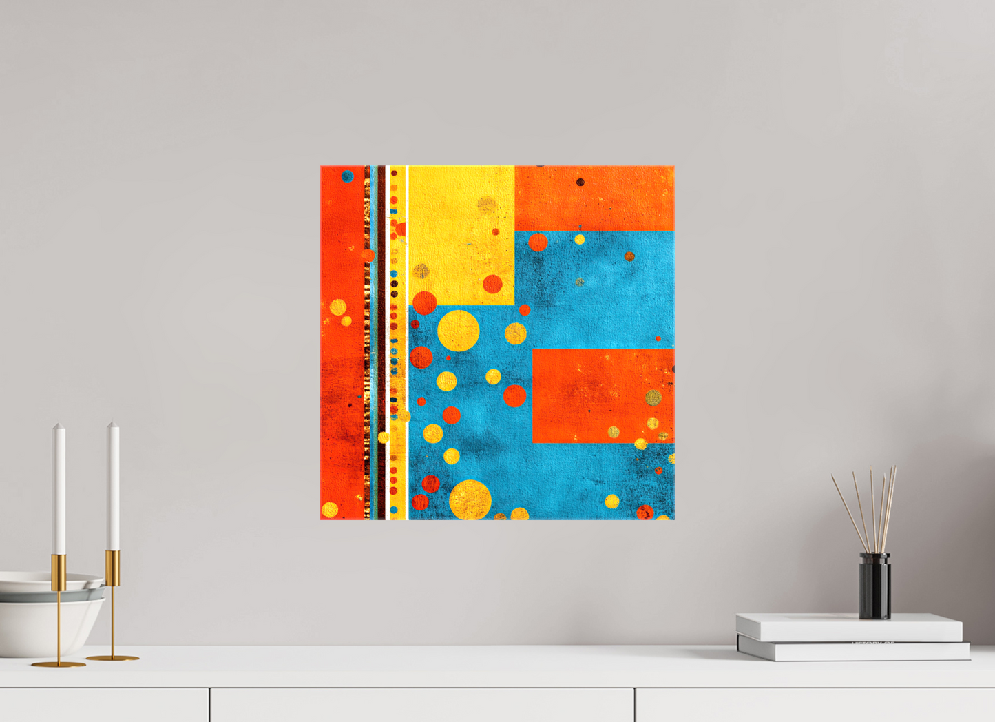 15 x 15″, Glossy Canvas Play Mat