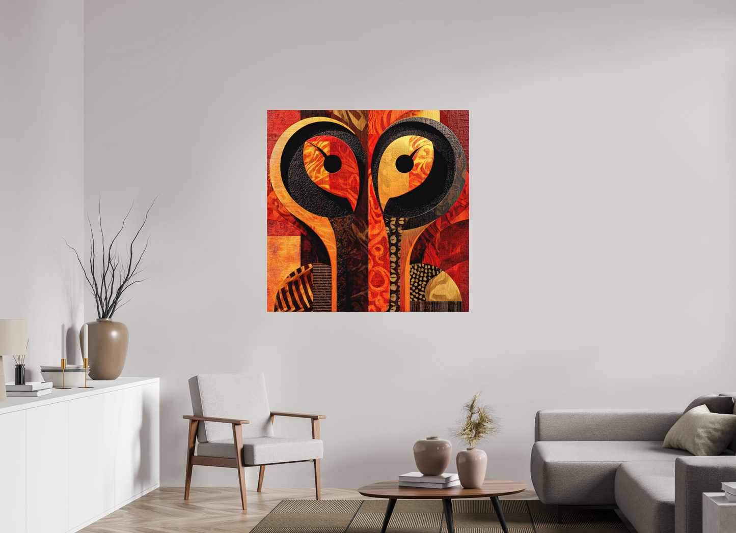 45 x 45″, Photo Print on Aluminum Backing Abstract Cutout 3