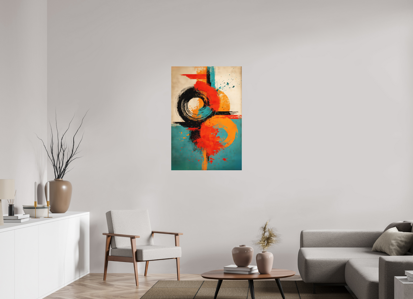 28 x 41.3″, Photo Print on Aluminum Backing Abstract Traffic Sign