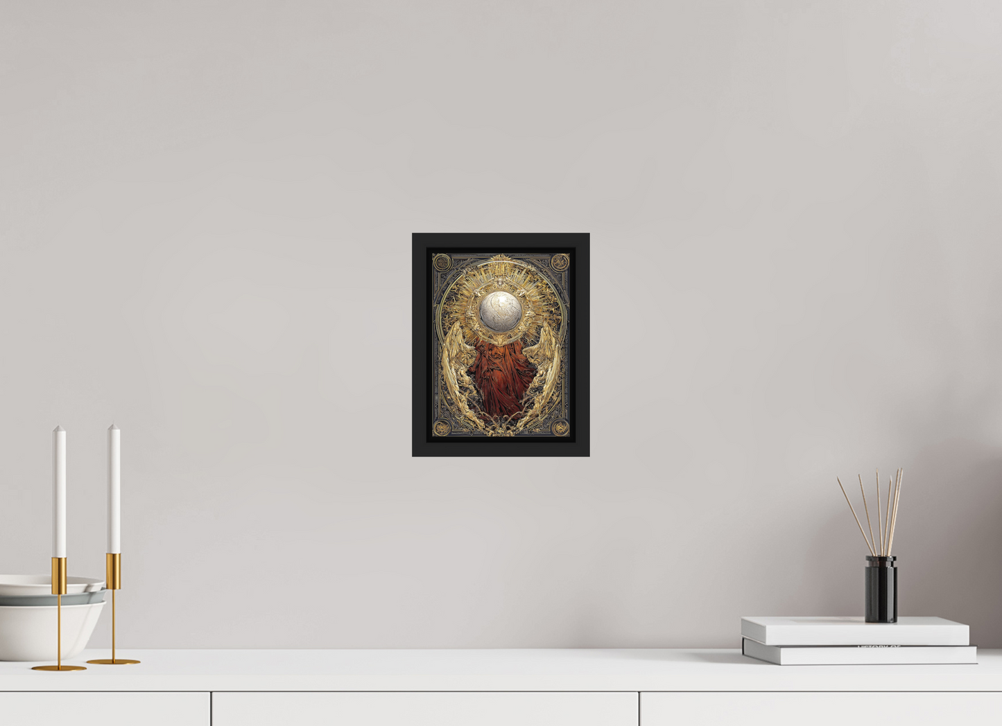 6 x 8″, Photo Print on Aluminum Backing with boarder Abstract Angel