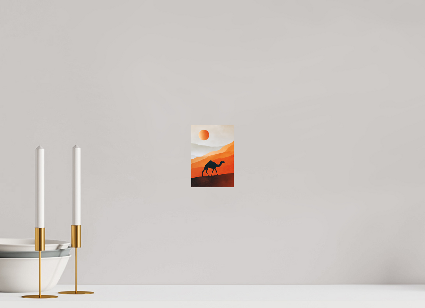 4 x 5.8″, Photo Print on Aluminum Backing Camel