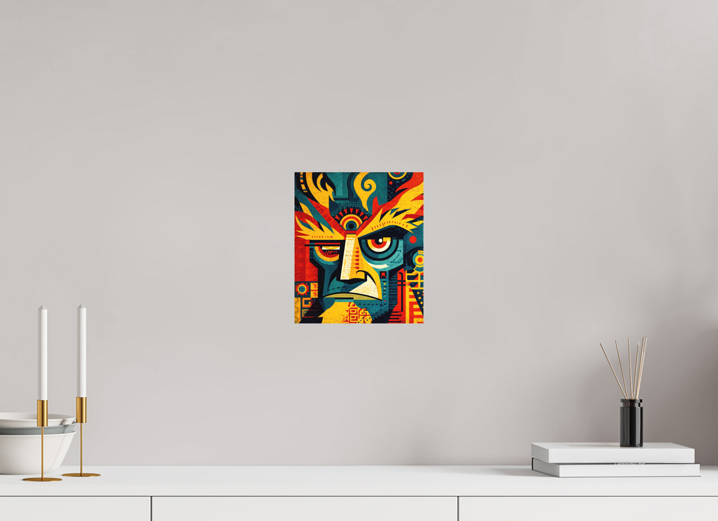 8 x 9.4″, Photo Print on Aluminum Backing Urban Tribal