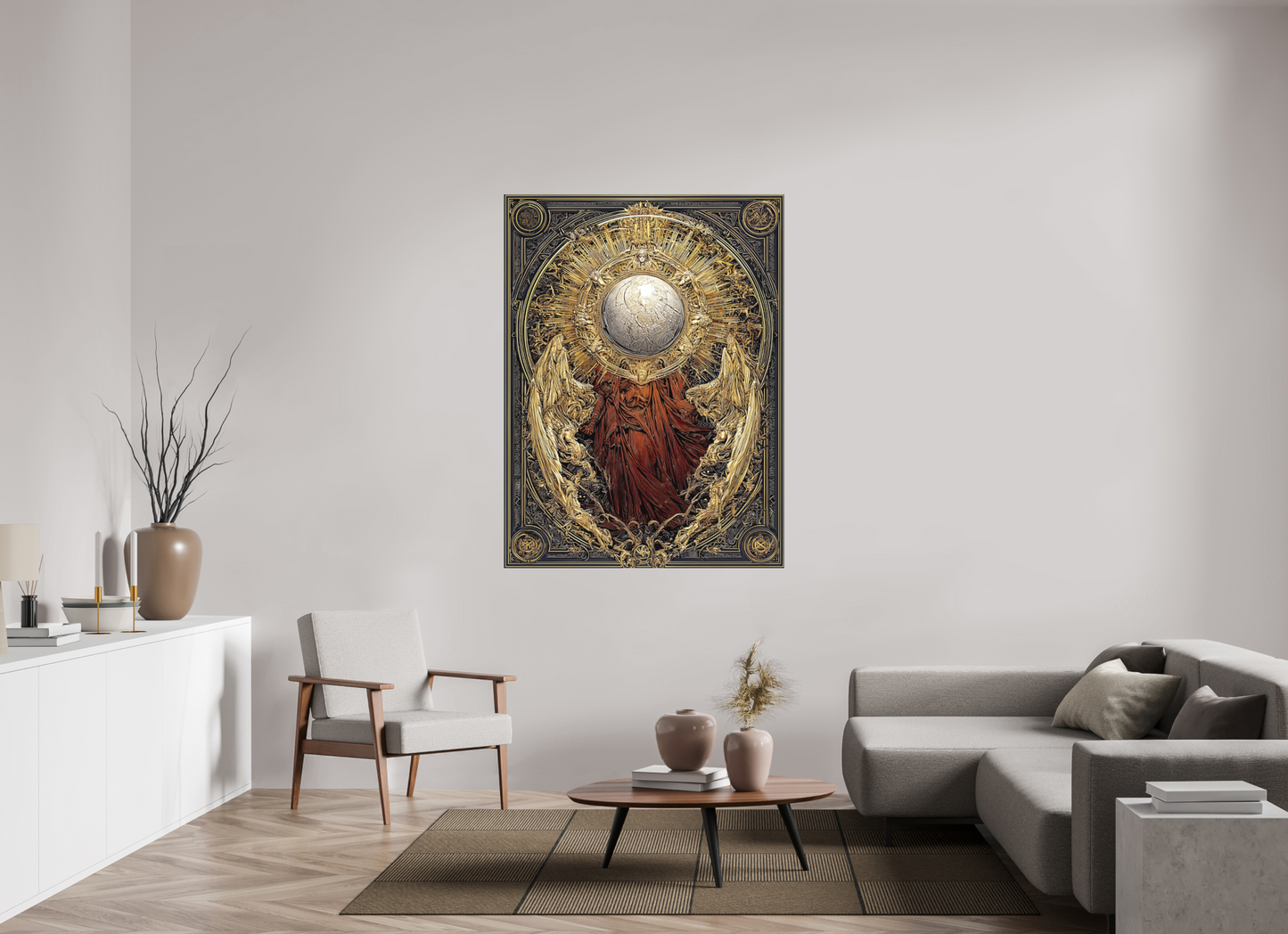 45 x 60″, Photo Print on Aluminum Backing Abstract Angel