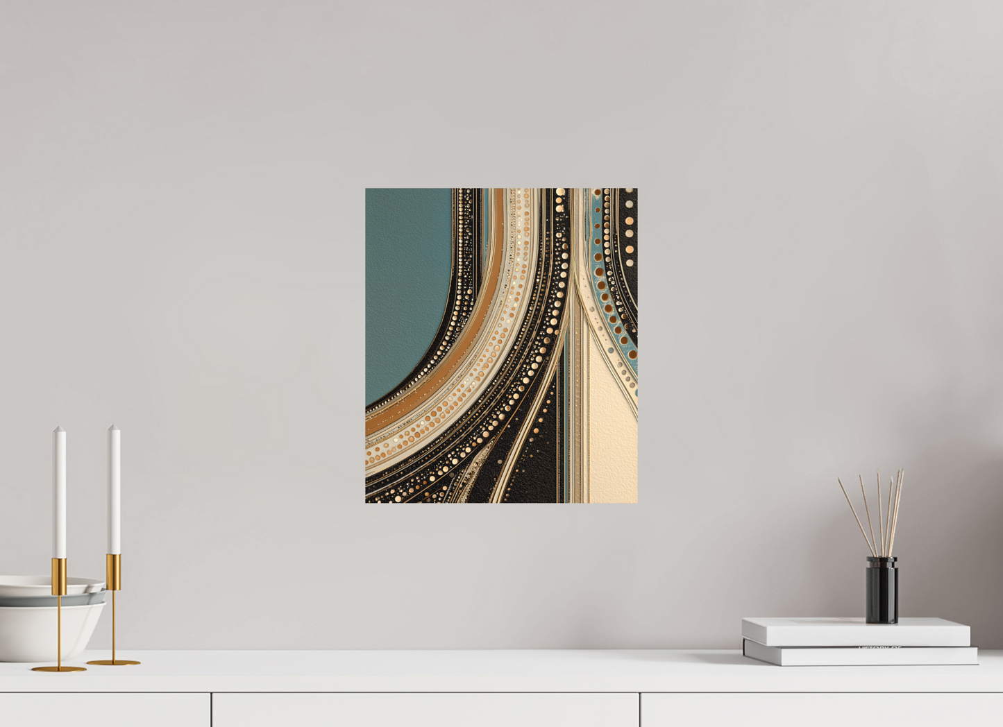 12 x 13.9″, Photo Print on Aluminum Backing Flow