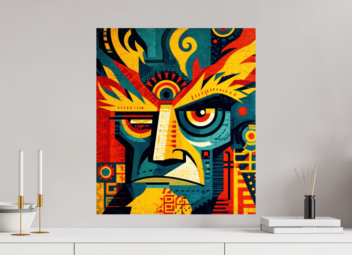 20 x 23.4″, Fine Art Print On Aluminum Dibond Urban Tribal