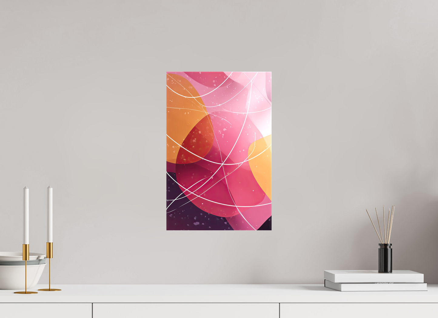 10 x 15.2″, Textile on Canvas Lava Lamp