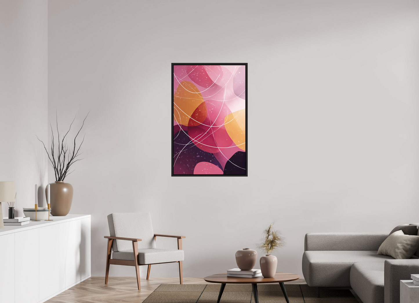 28 x 42.6″, Photo Print on Aluminum Backing with boarder Lava Lamp