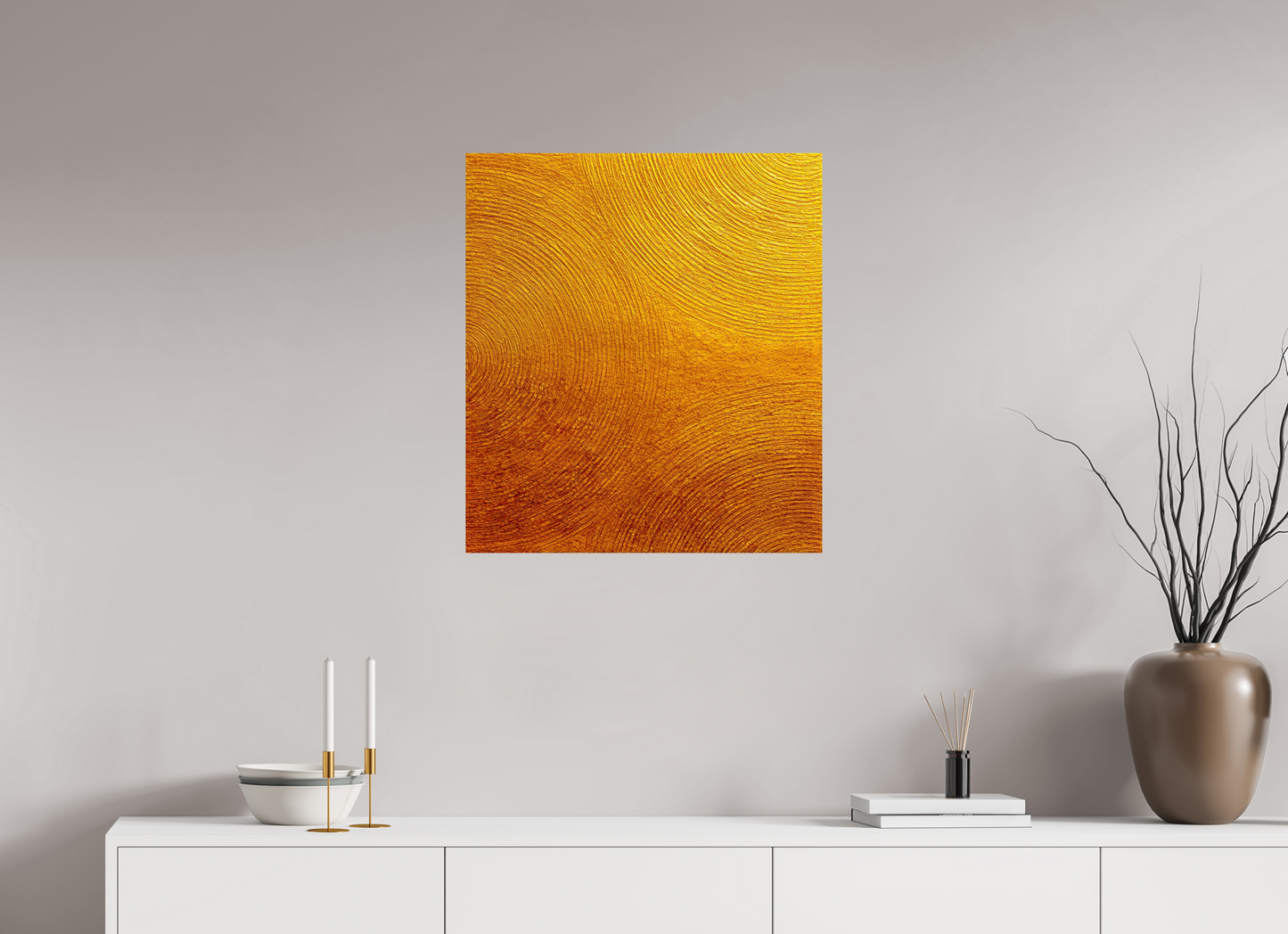 24 x 26.9″, Fine Art Print On Aluminum Dibond Desert Circles