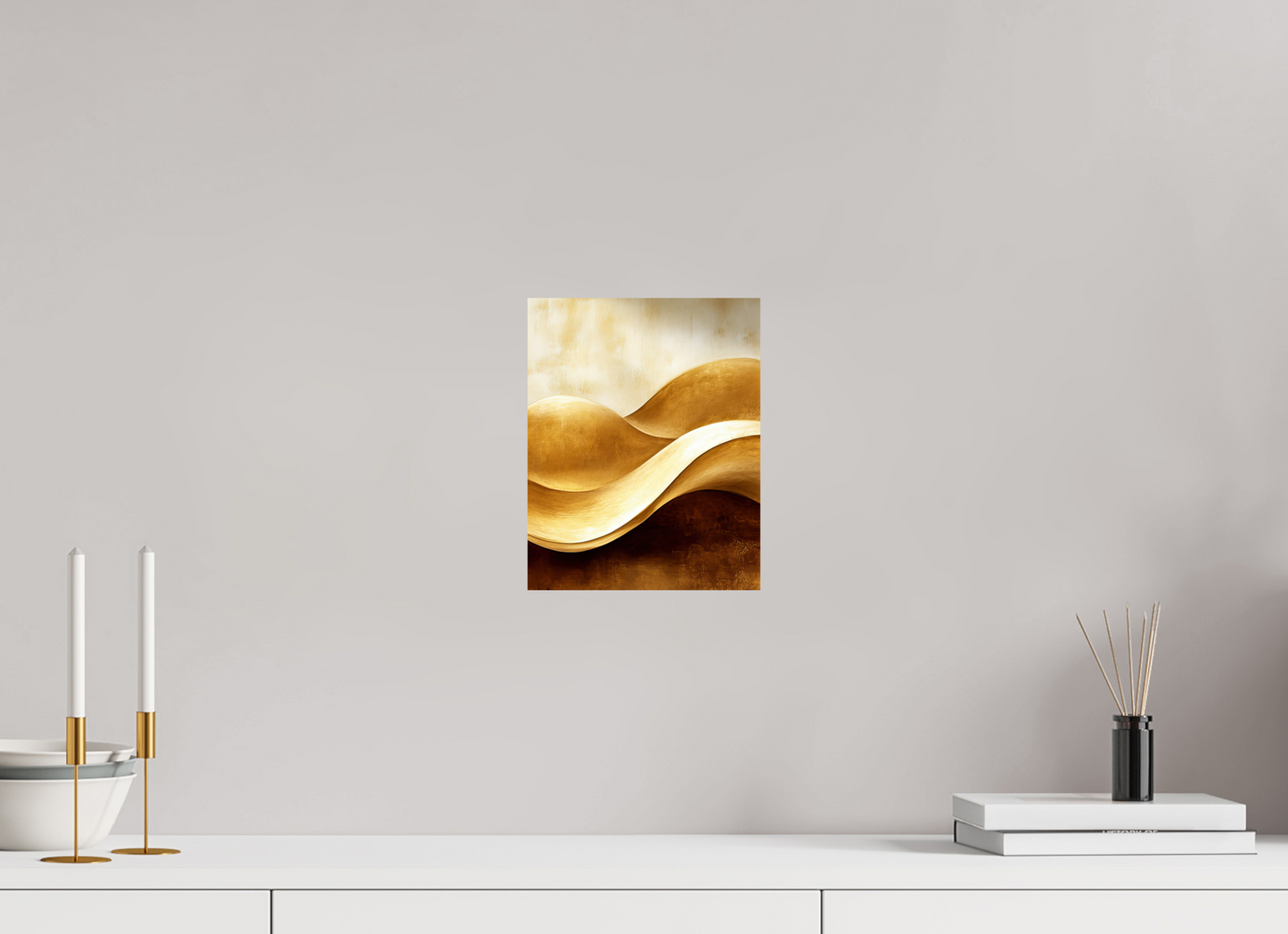 8 x 10″, Fine Art Print On Aluminum Dibond Gold Dunes