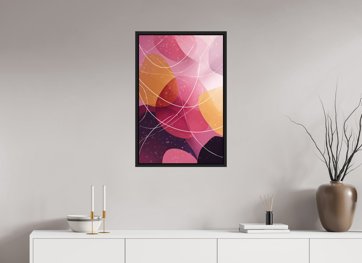 20 x 30.4″, Photo Print on Aluminum Backing with boarder Lava Lamp
