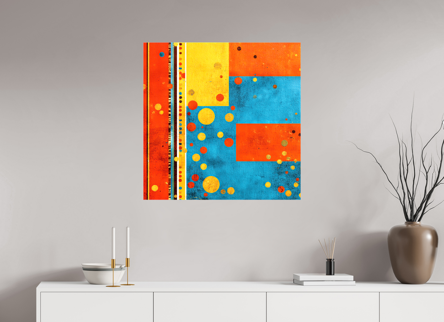 30 x 30″, Glossy Canvas Play Mat