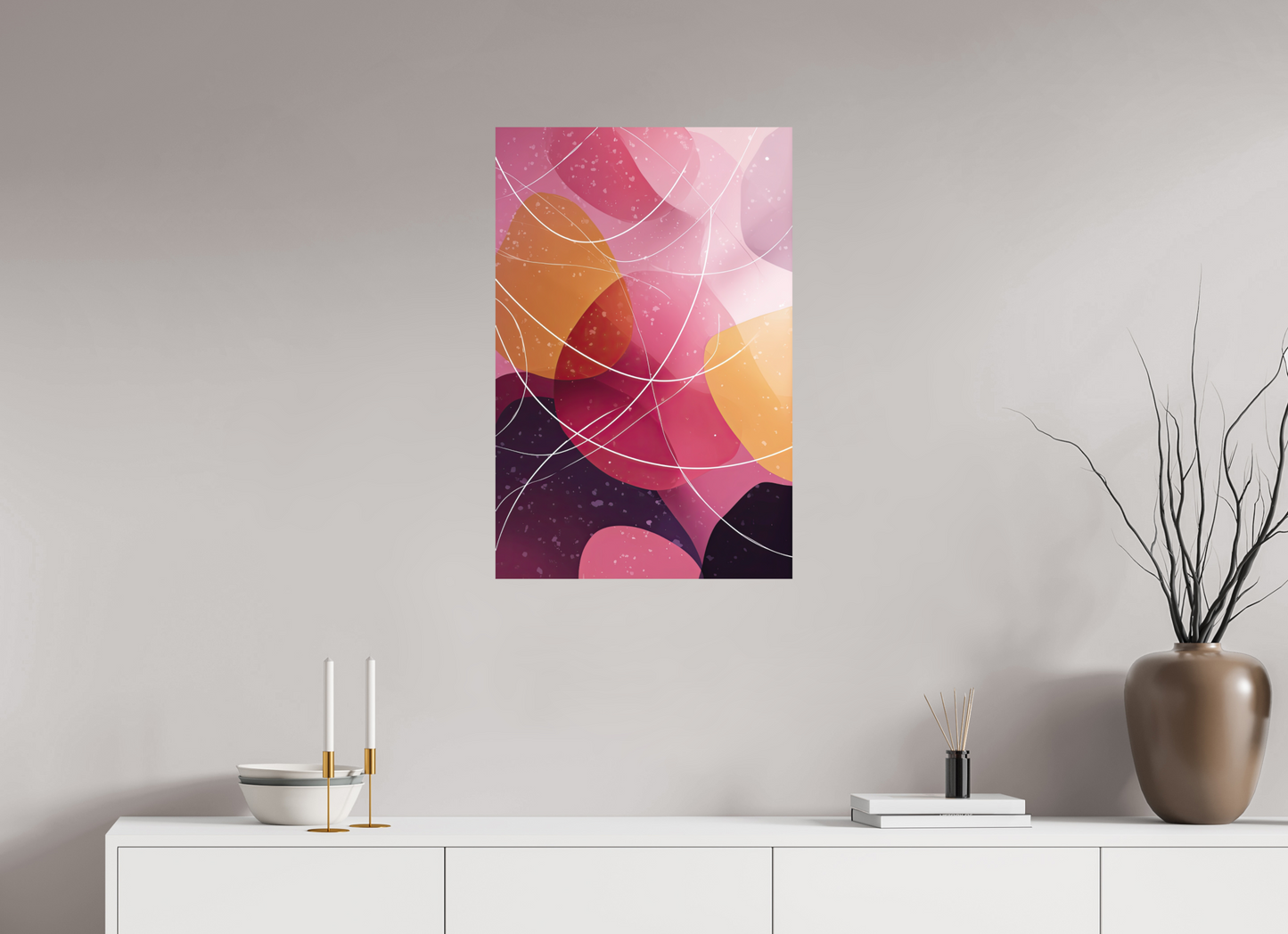 20 x 30.4″, Photo Print on Aluminum Backing Lava Lamp