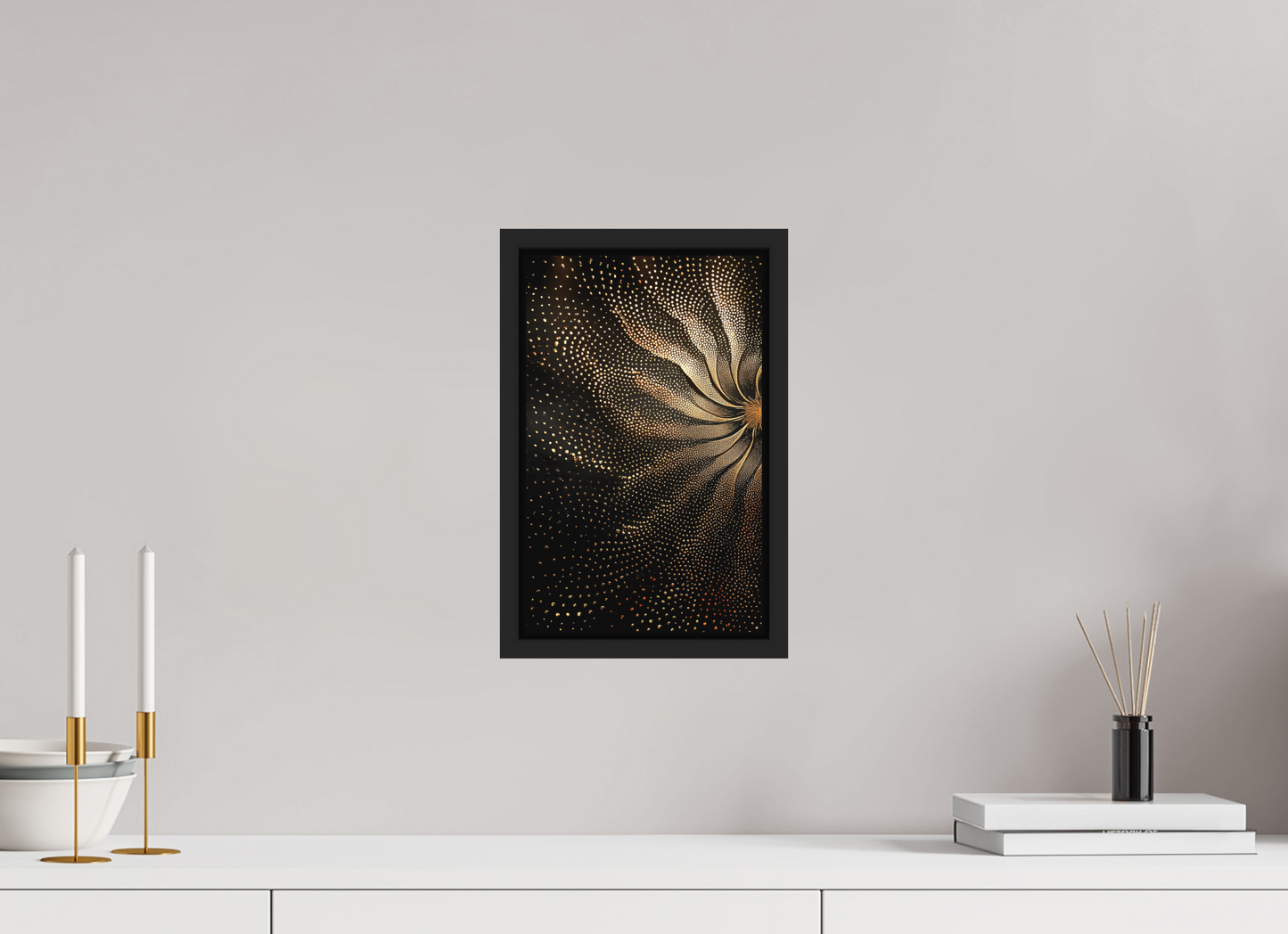 8 x 12.8″, Photo Print on Aluminum Backing with boarder Sunflower