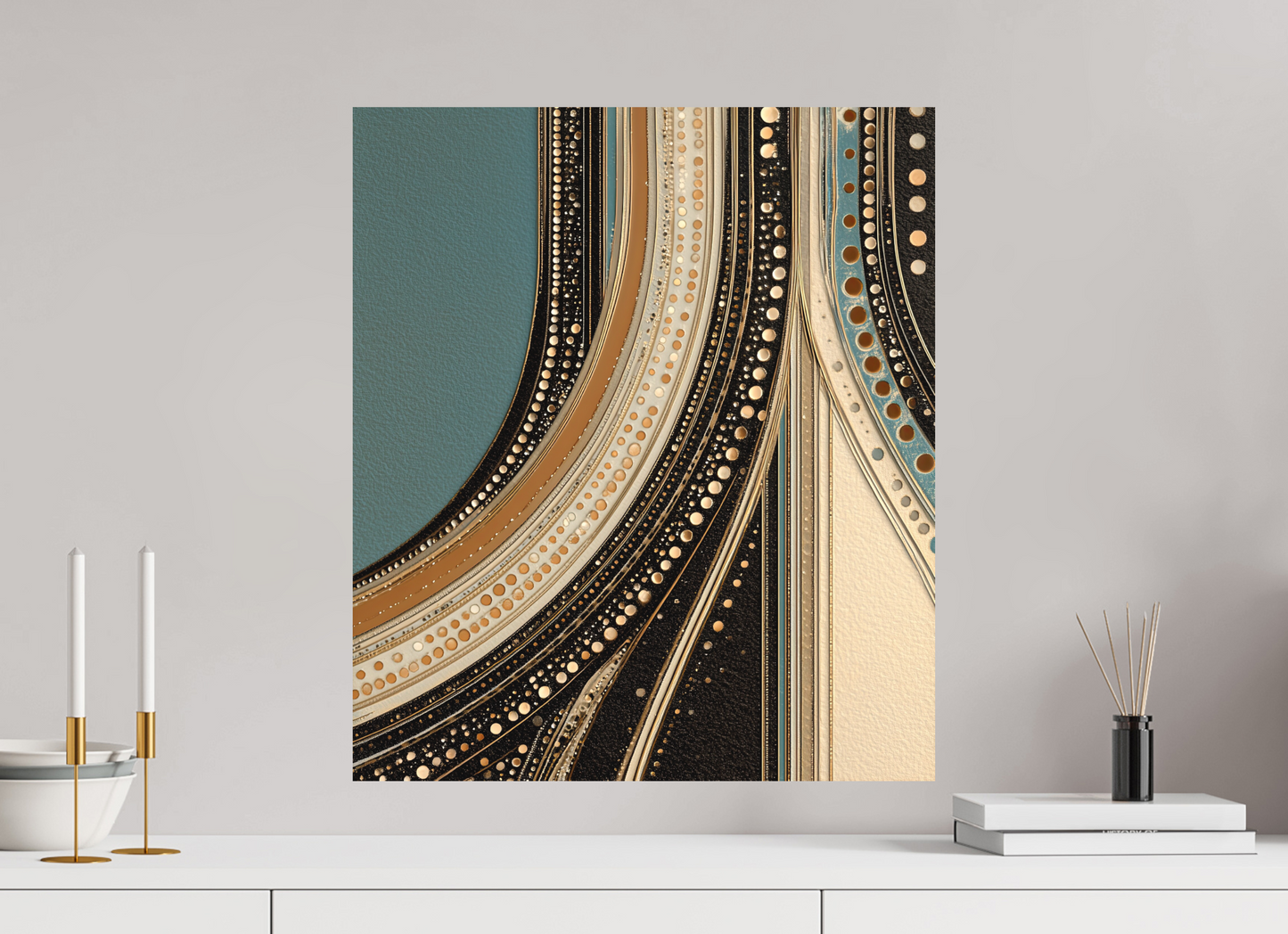 20 x 23.1″, Photo Print on Aluminum Backing Flow