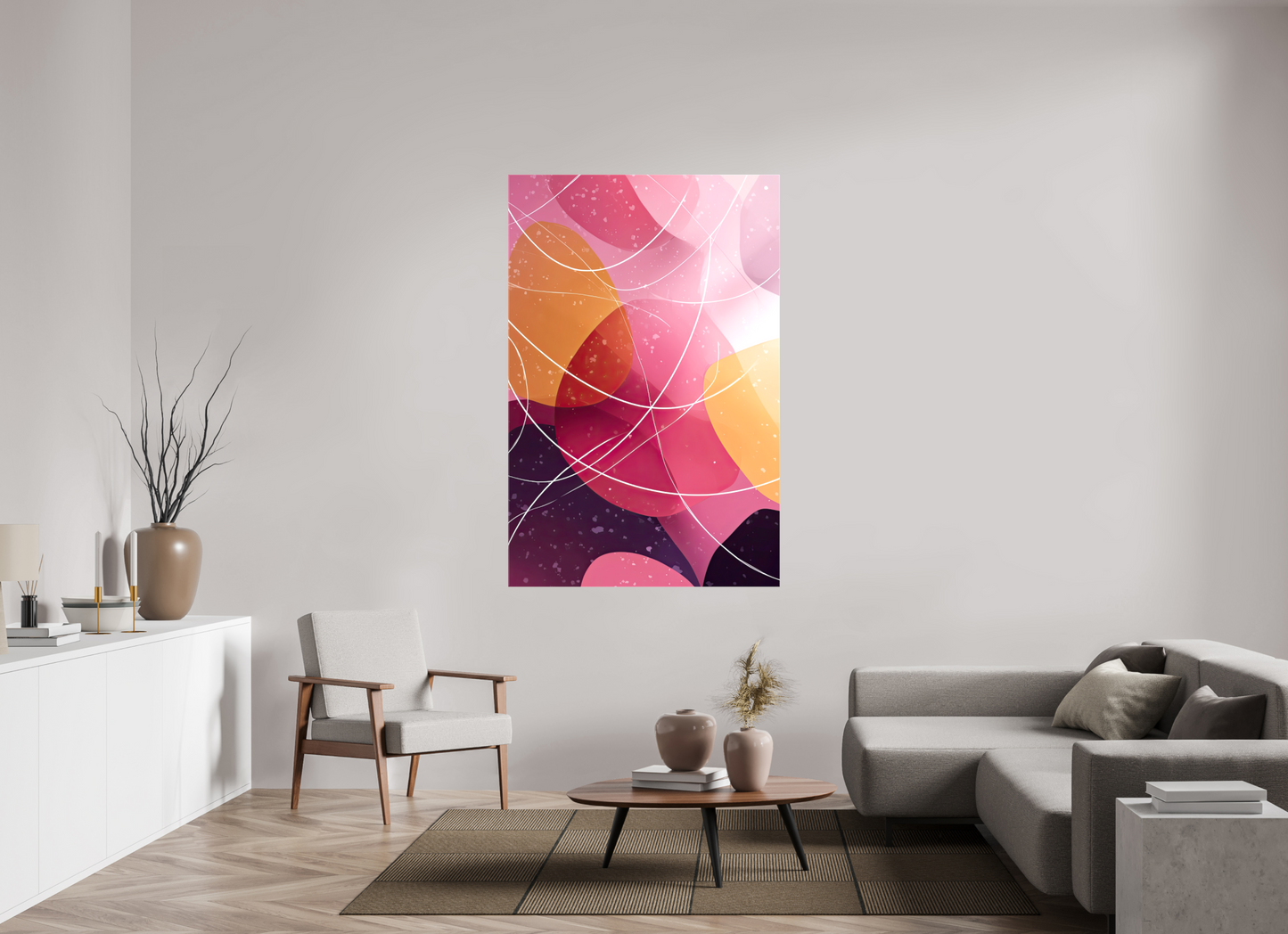 43 x 65.5″, Glossy Canvas Lava Lamp