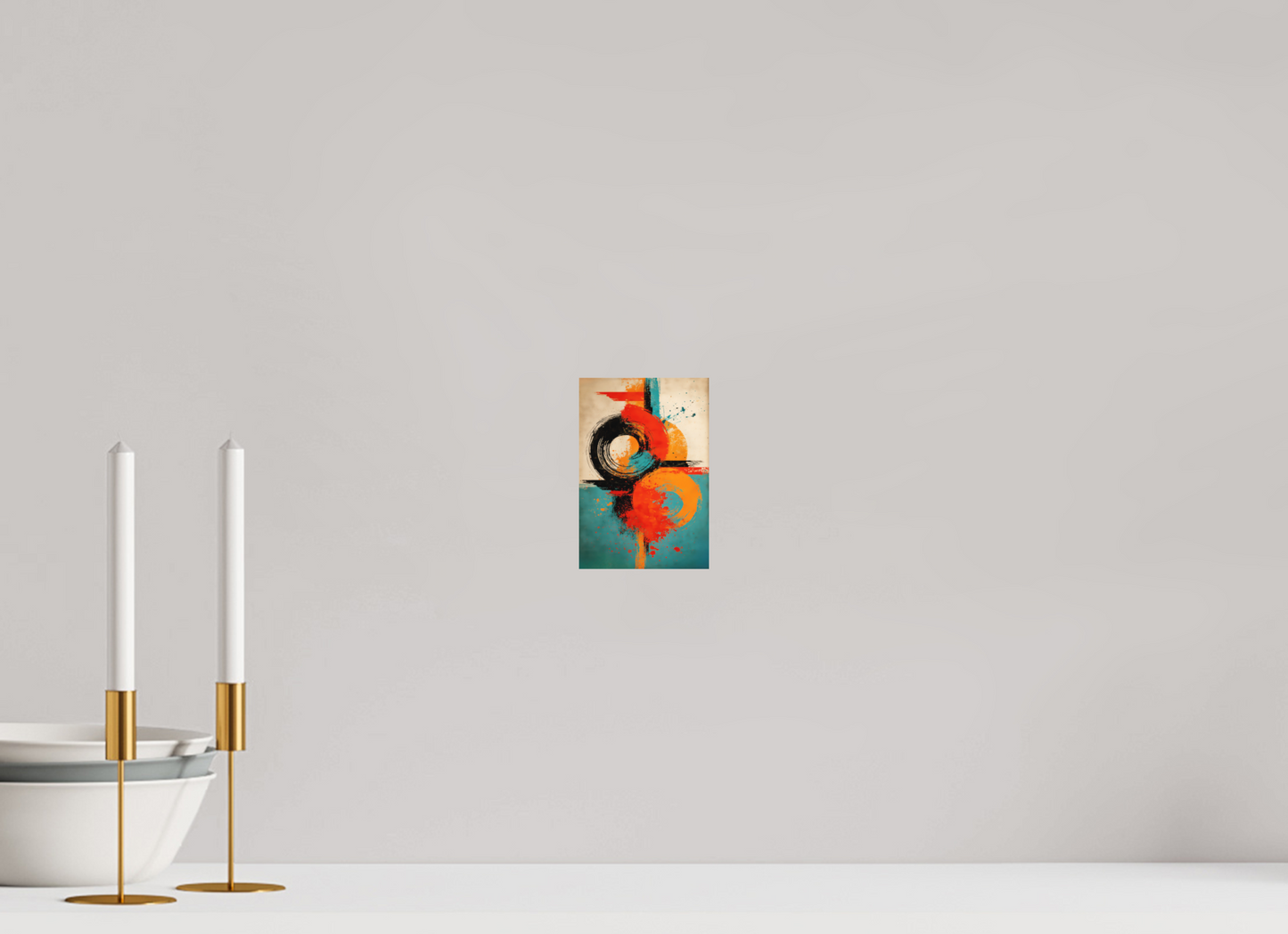 4 x 5.9″, Photo Print on Aluminum Backing Abstract Traffic Sign
