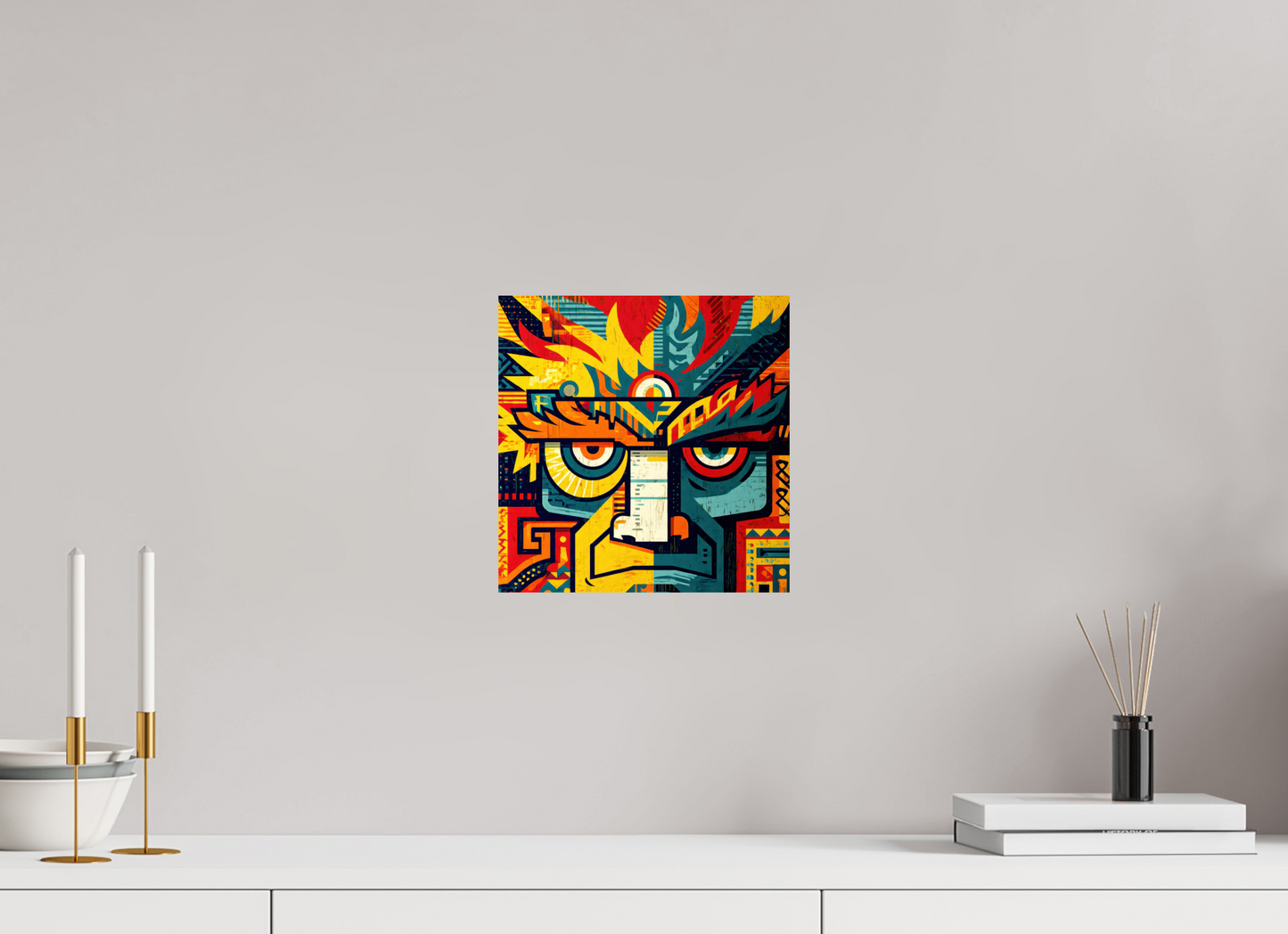 10 x 10.2″, Fine Art Print On Aluminum Dibond Urban Tribal 2