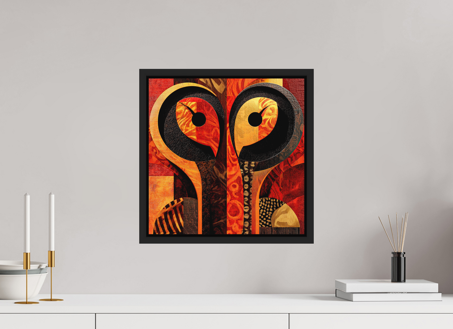 15 x 15″, Photo Print on Aluminum Backing with boarder Abstract Cutout 3