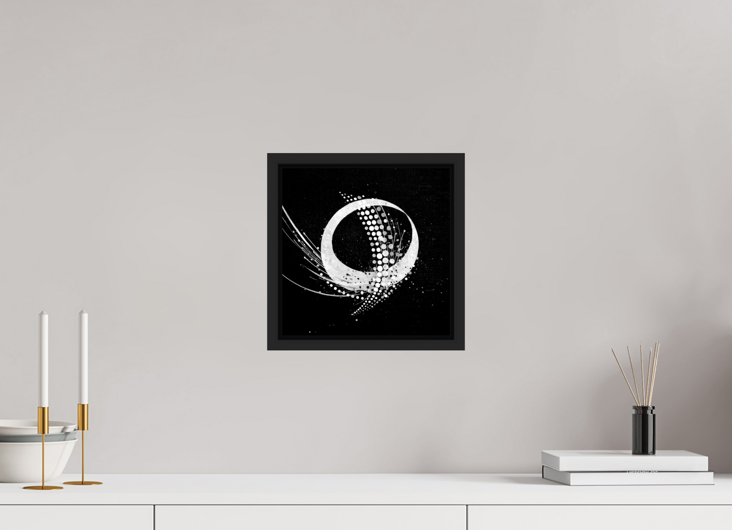 10 x 10″, Fine Art Print on Aluminum Dibond with Boarder Sputnik