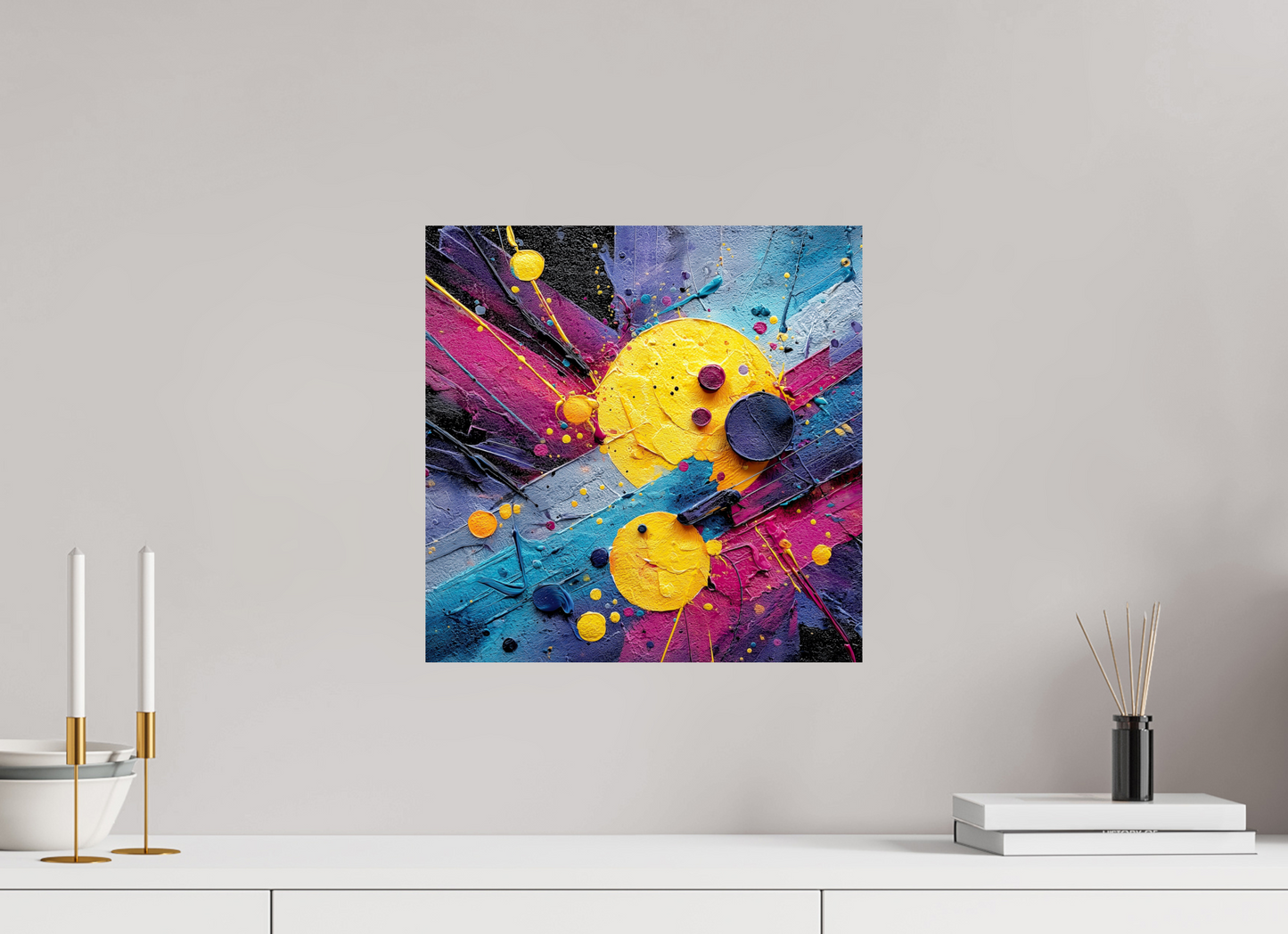 15 x 15″, Fine Art Print On Aluminum Dibond Color Blast