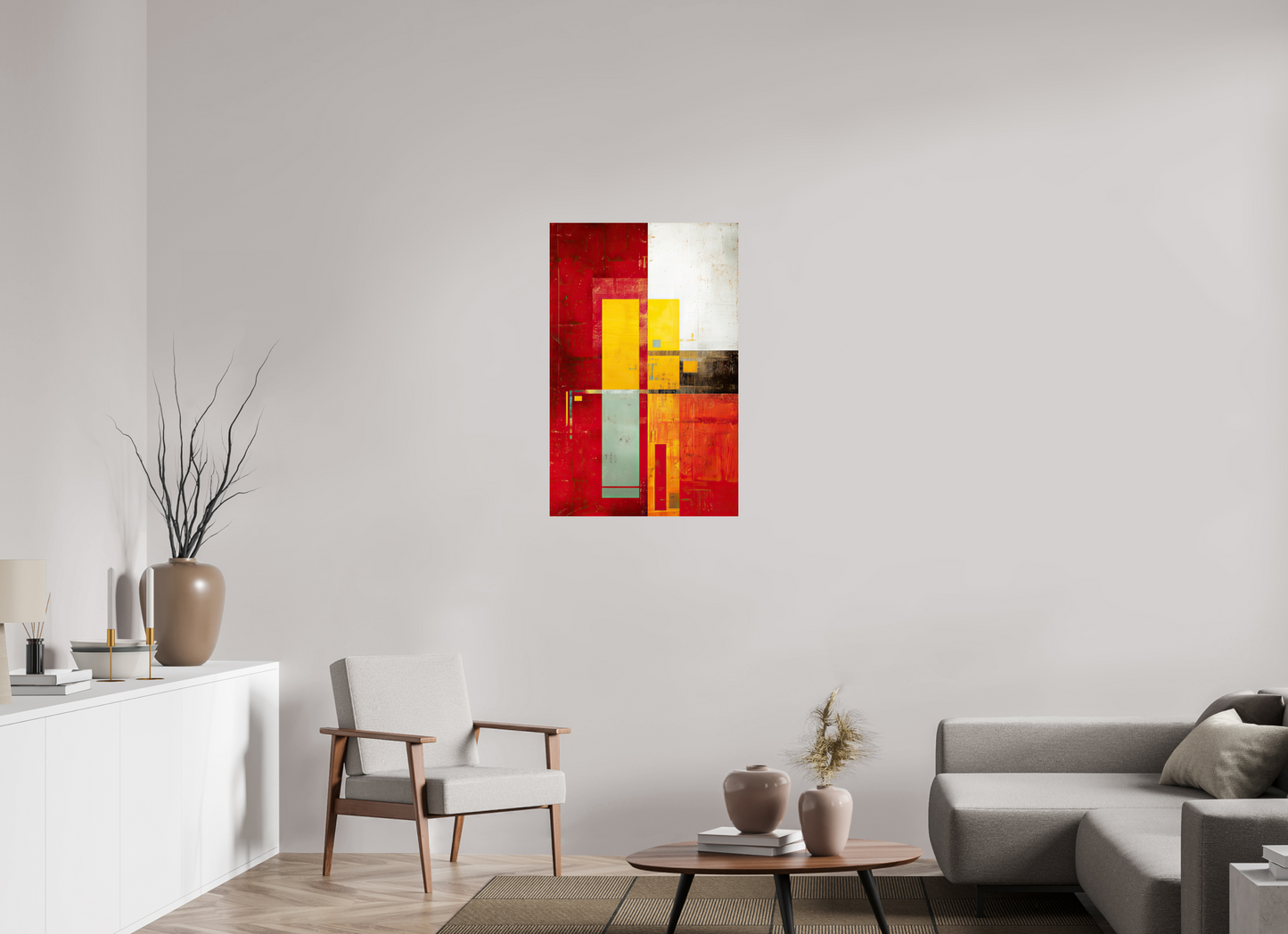 24 x 37.4″, Fine Art Print On Aluminum Dibond Modern Rectangle