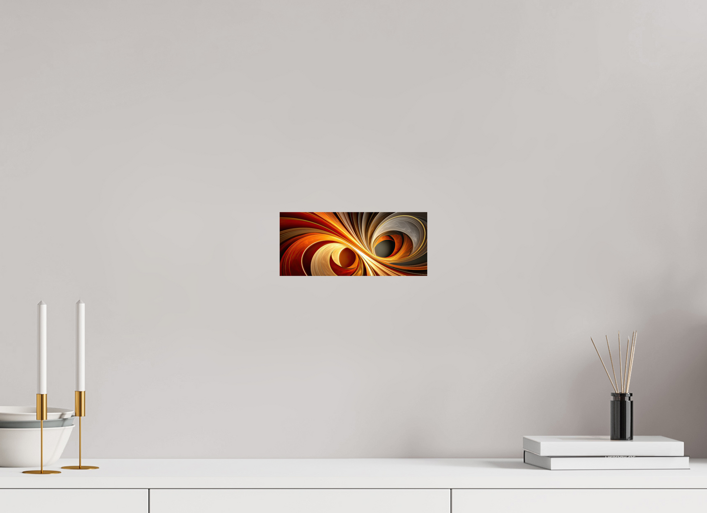 9.3 x 4″, Fine Art Print On Aluminum Dibond Wacky Swirl