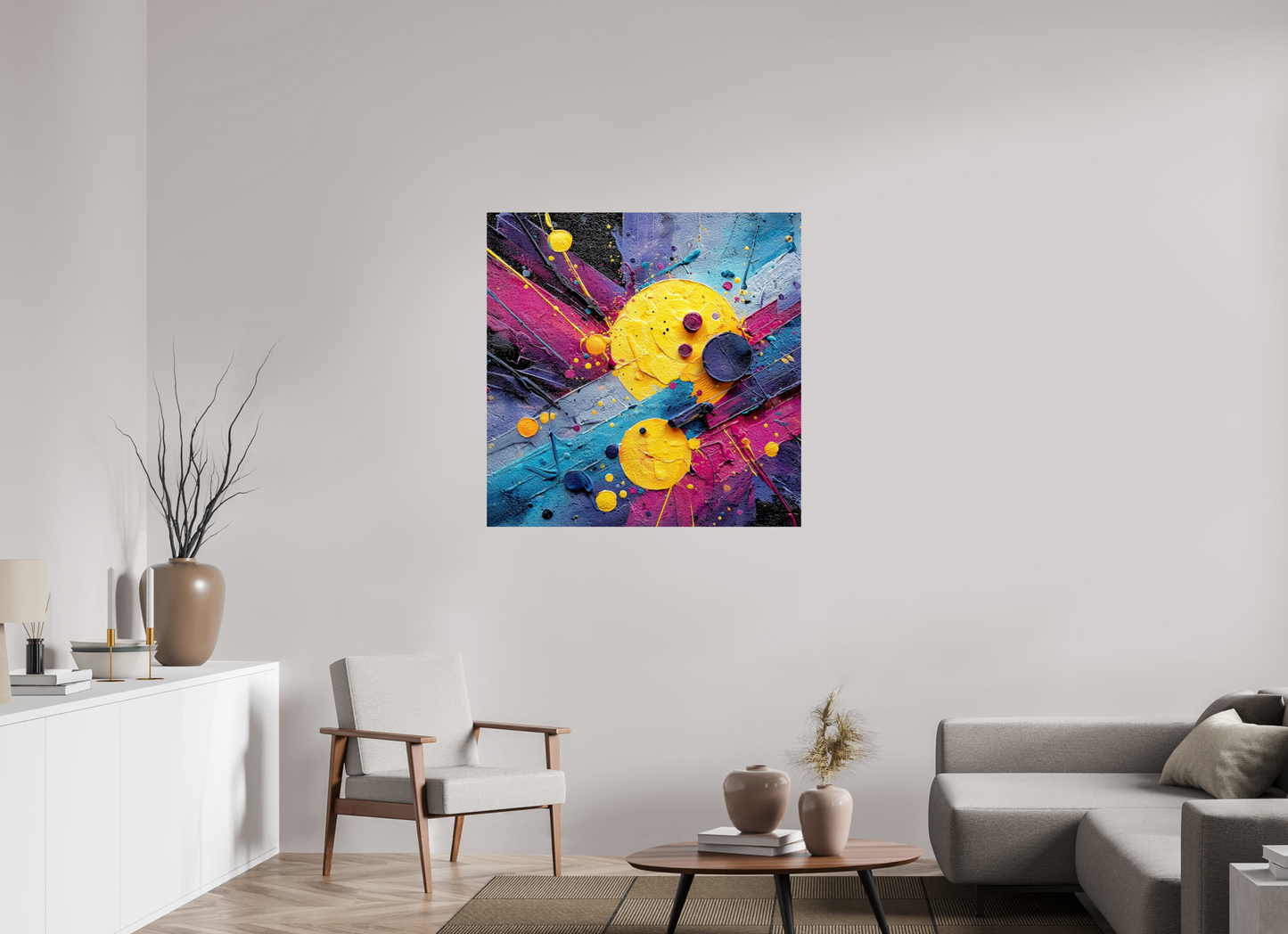 40 x 40″, Fine Art Print On Aluminum Dibond Color Blast