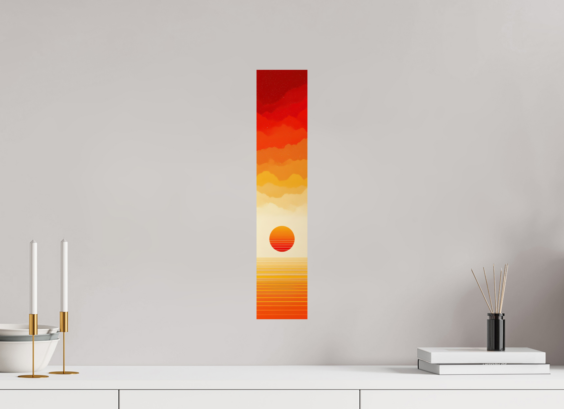 4 x 19.7″, Fine Art Print On Aluminum Dibond Desert Mirage
