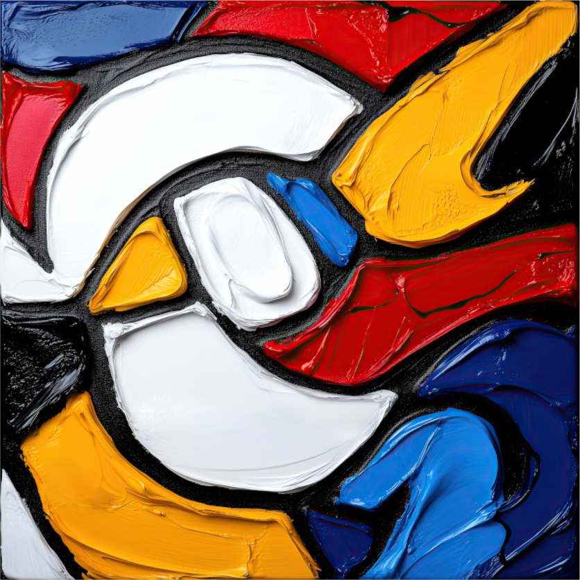 Main image Abstract Paint Bird