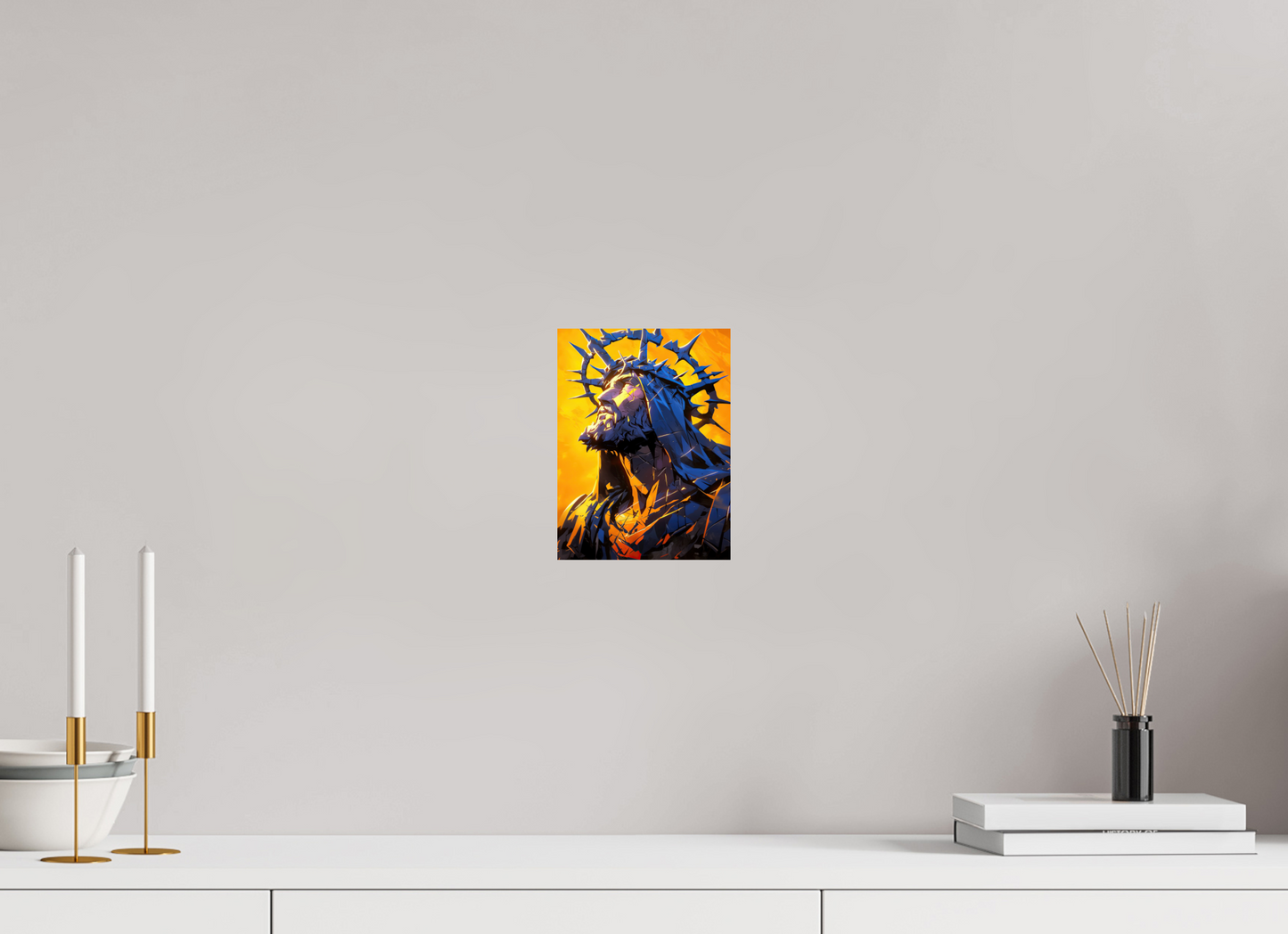 6 x 8″, Fine Art Print On Aluminum Dibond Jesus