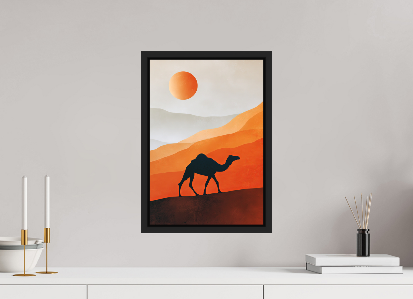 12 x 17.5″, Photo Print on Aluminum Backing with boarder Camel