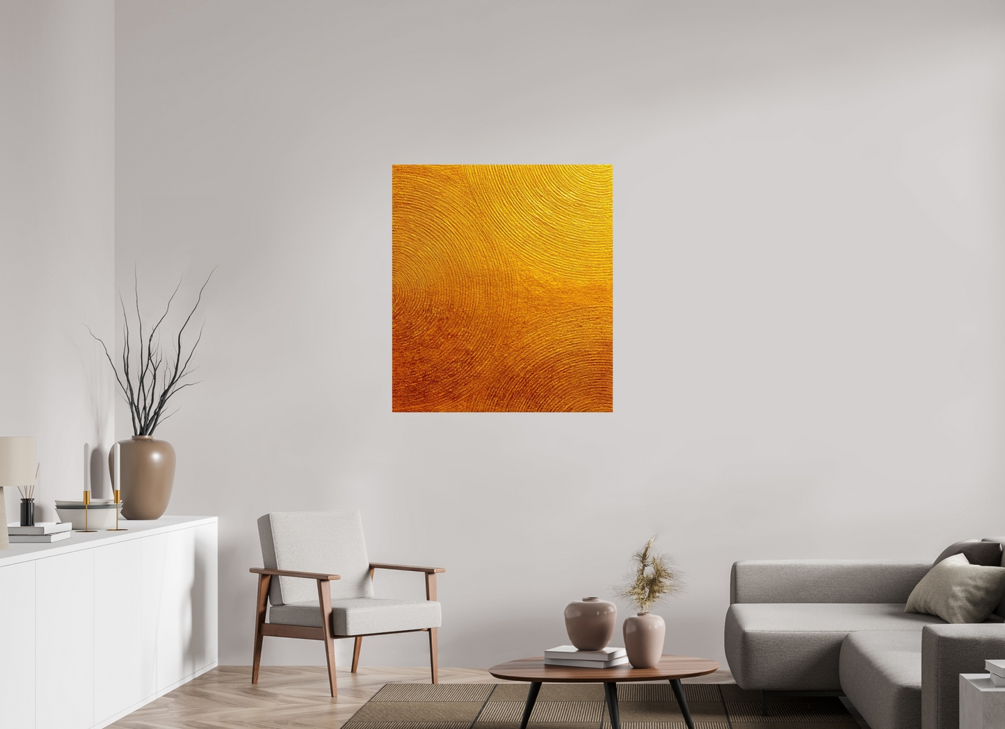 36 x 40.4″, Fine Art Print On Aluminum Dibond Desert Circles
